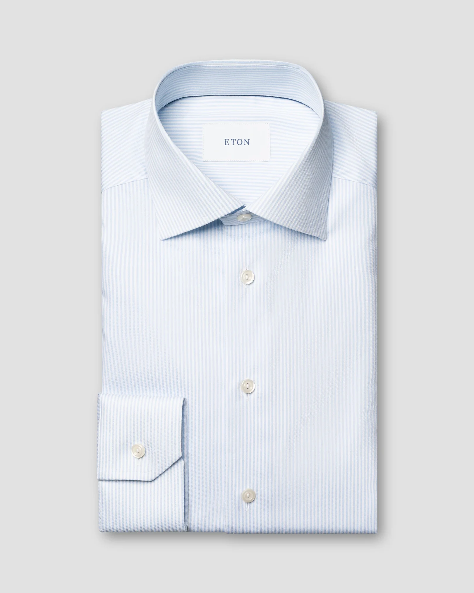 Eton - Randig skjorta - Cotton TENCEL™ Lyocell