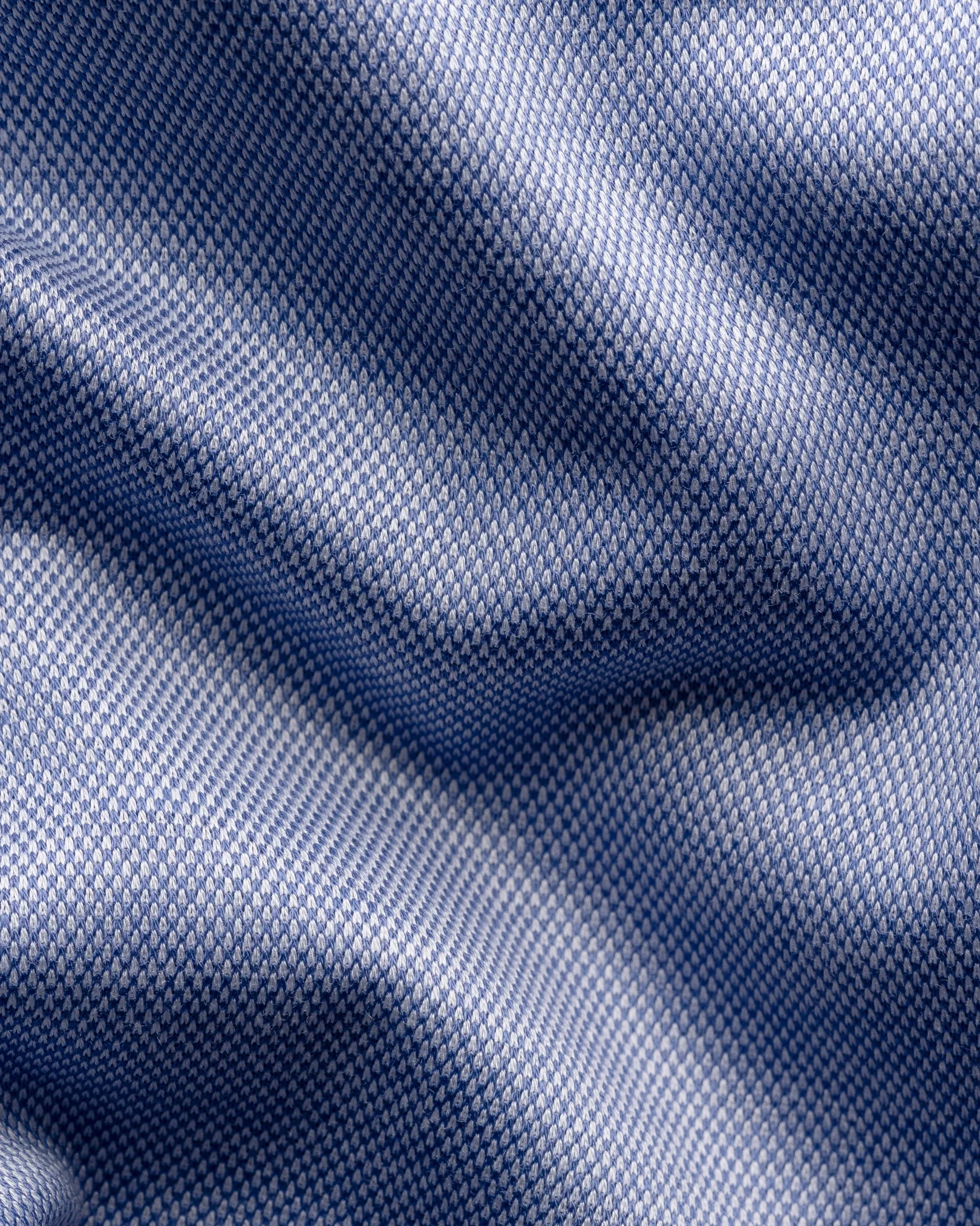 Eton - mid blue filo di scozia knit shirt