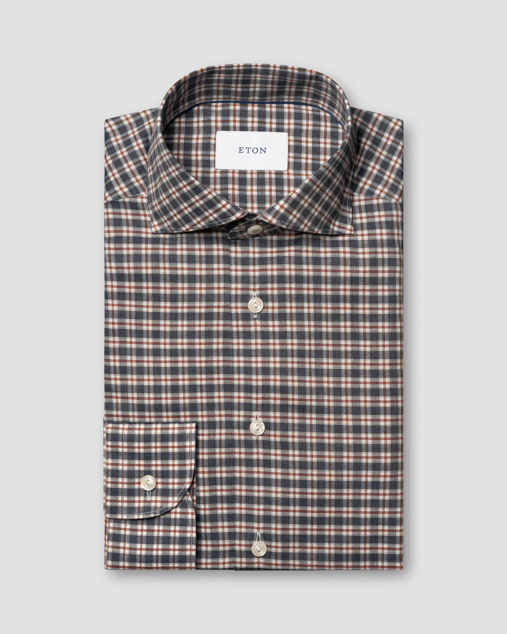 Eton - check signature flannel 256 shirt
