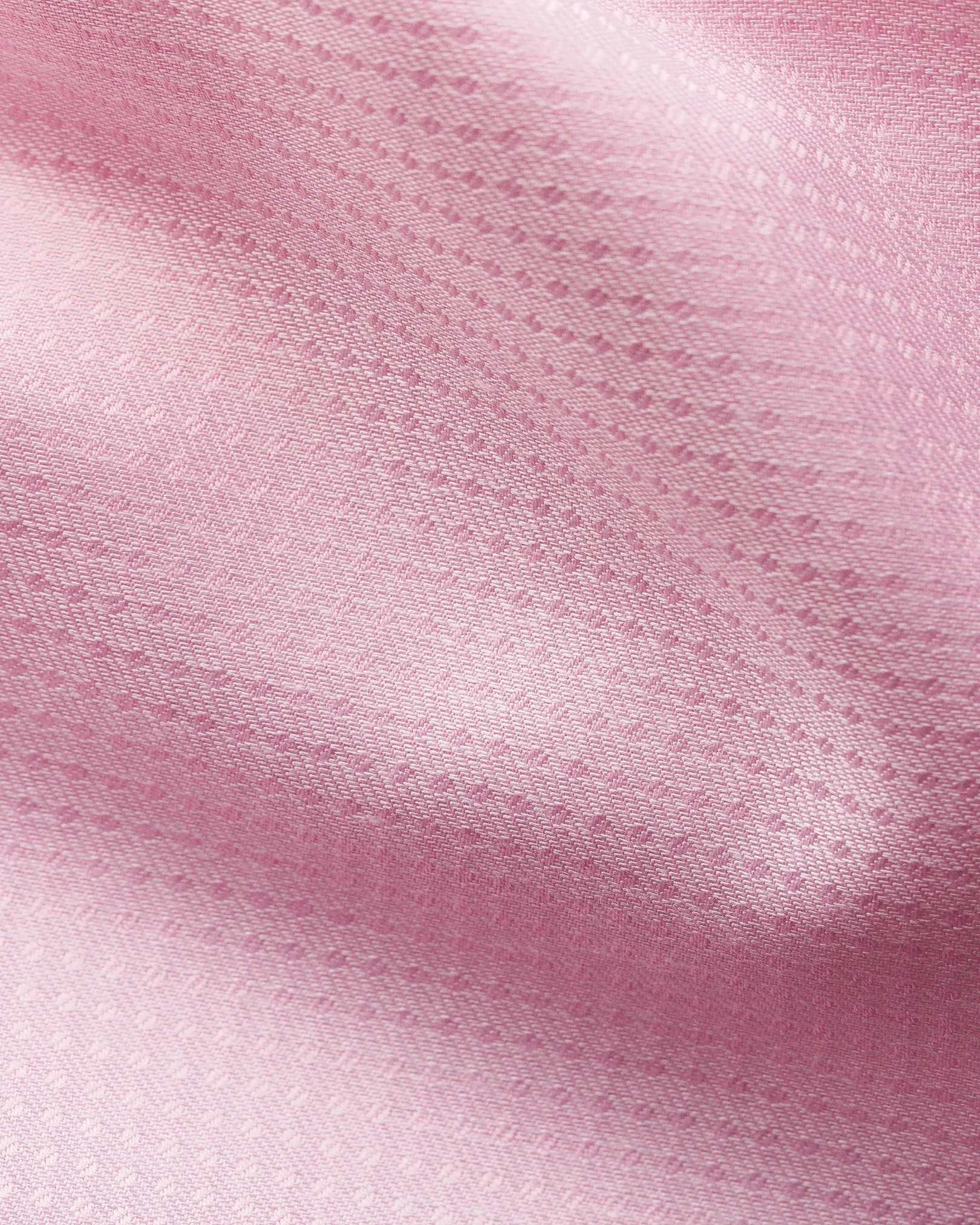 Eton - pink micro weave twill shirt french cuffs