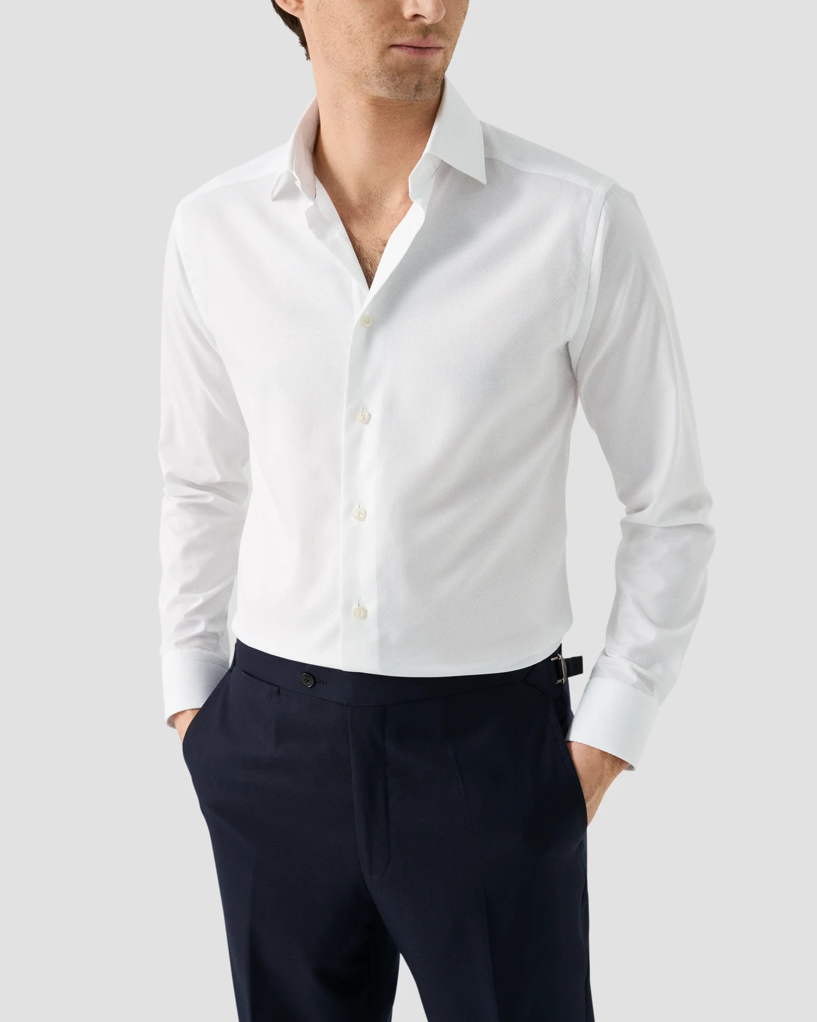 Eton - Semi Solid Cotton TENCEL™ Lyocell Shirt