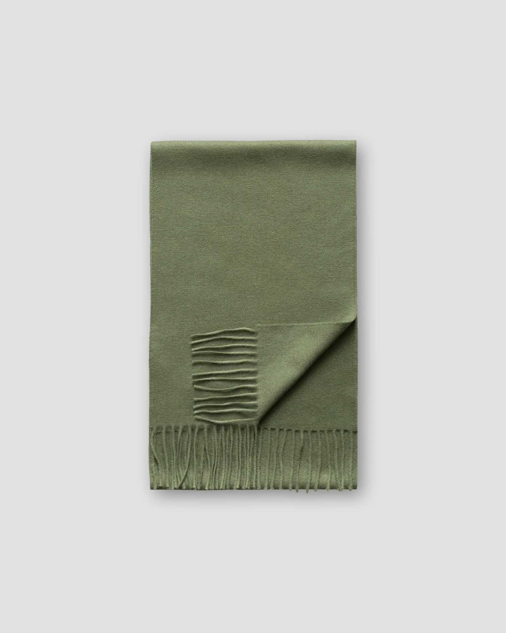 Eton - green solid cashmere scarf