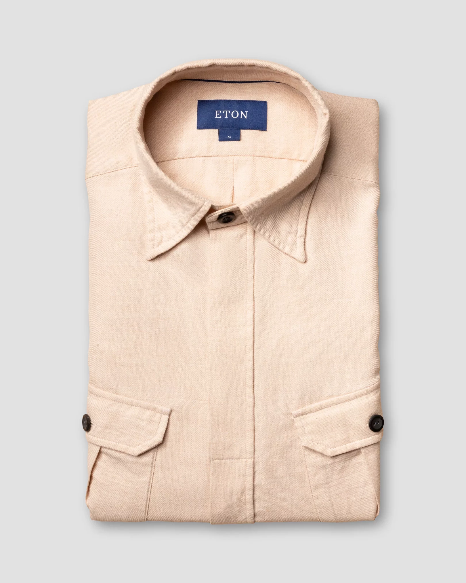 Eton - beige four pocket overshirt