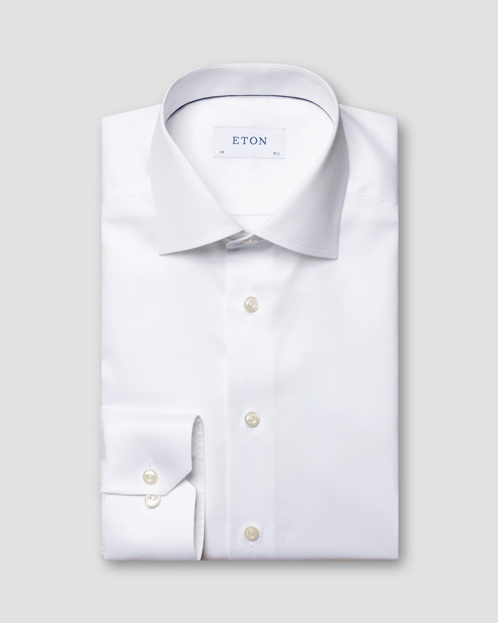 Eton - white signature twill vday