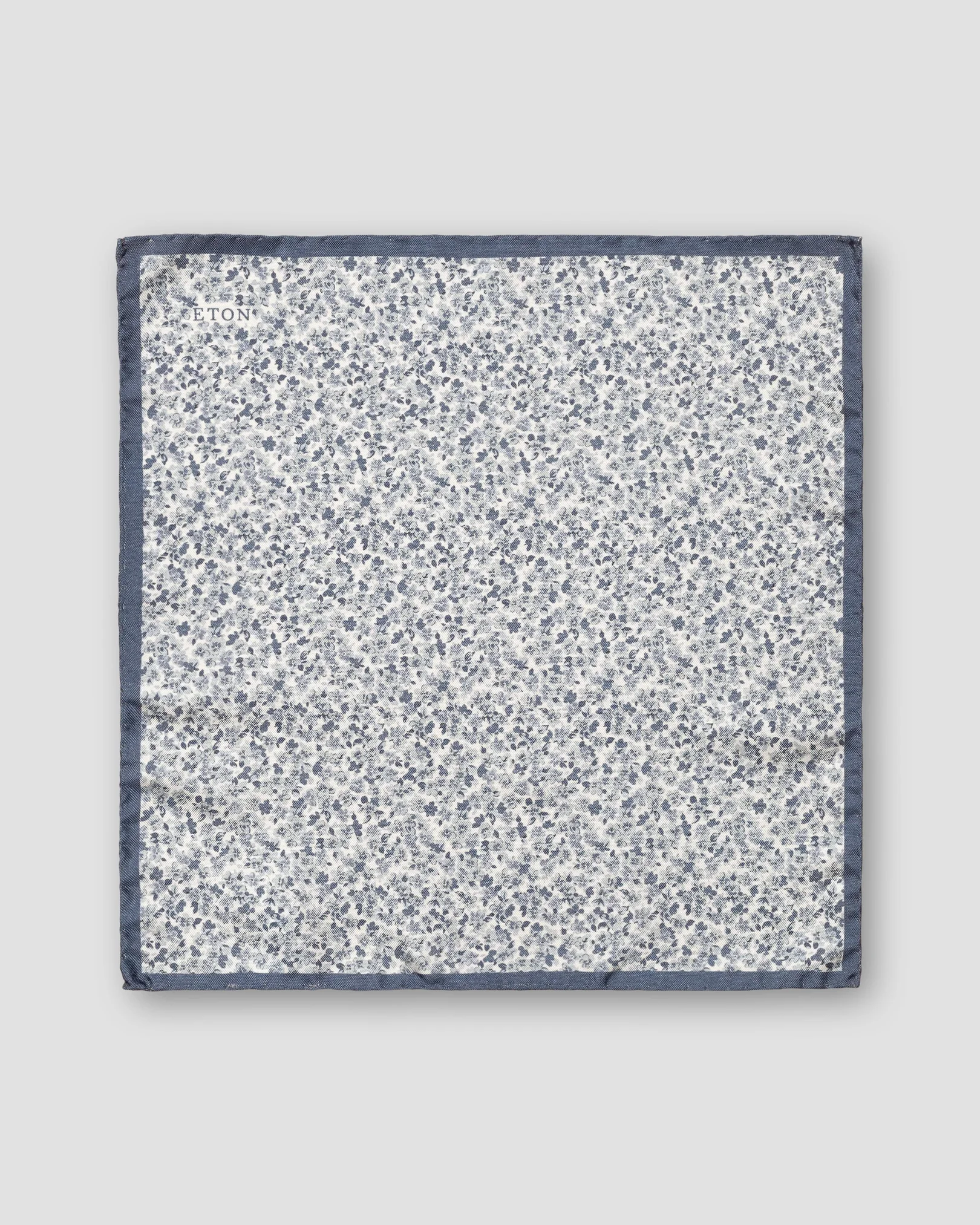 Eton - mid grey pocket square
