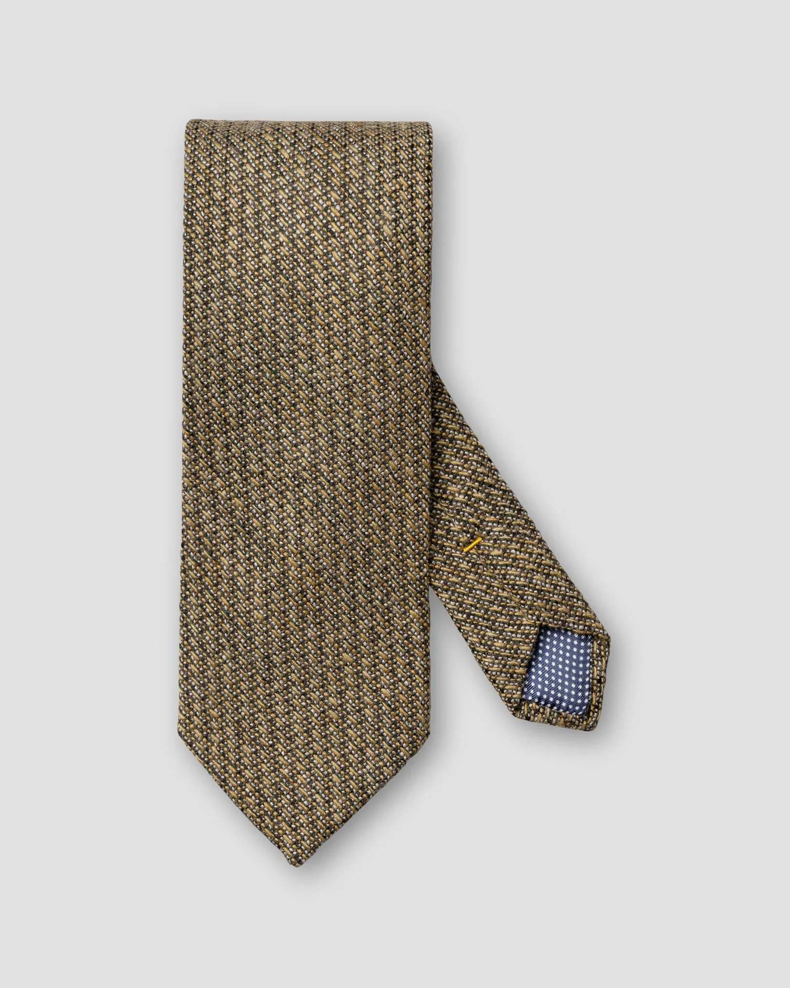 Eton - semi solid wool tie dark green semi solid wool tie