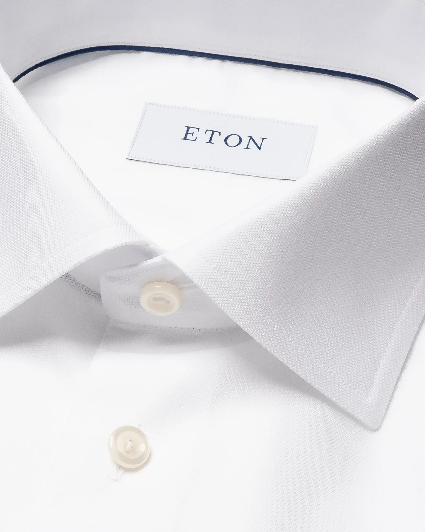 Eton - white wrinkle free twill shirt