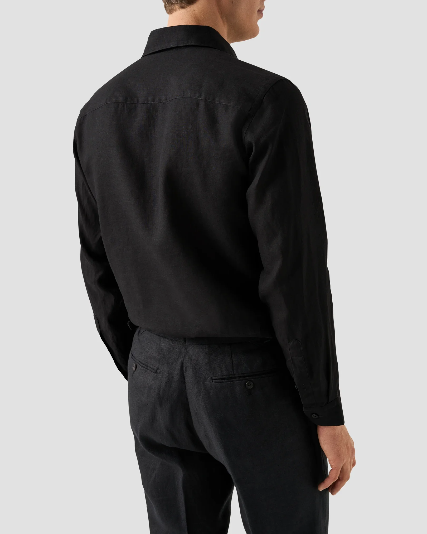 Eton - Solid Linen Shirt