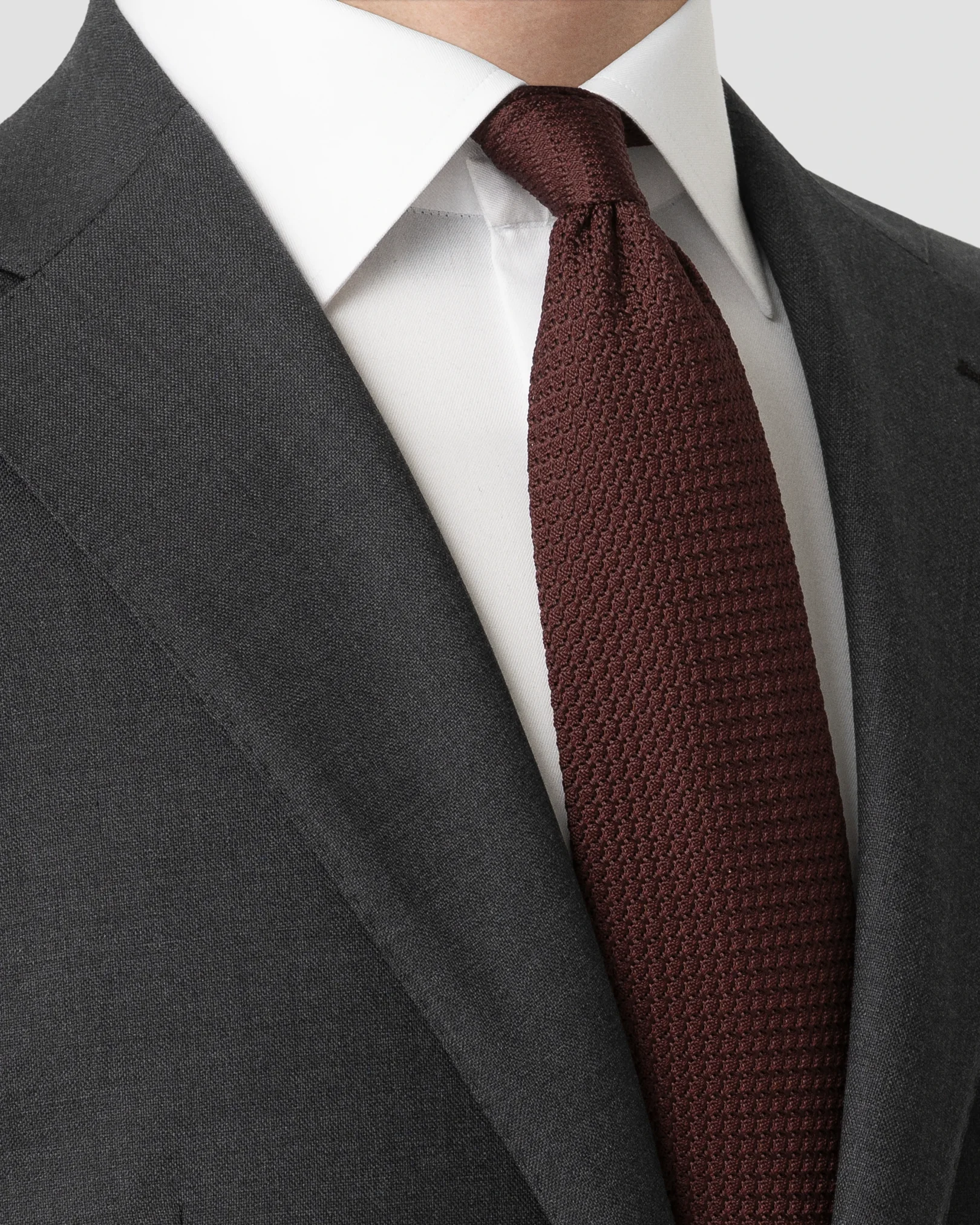 Eton - dark grenadine tie