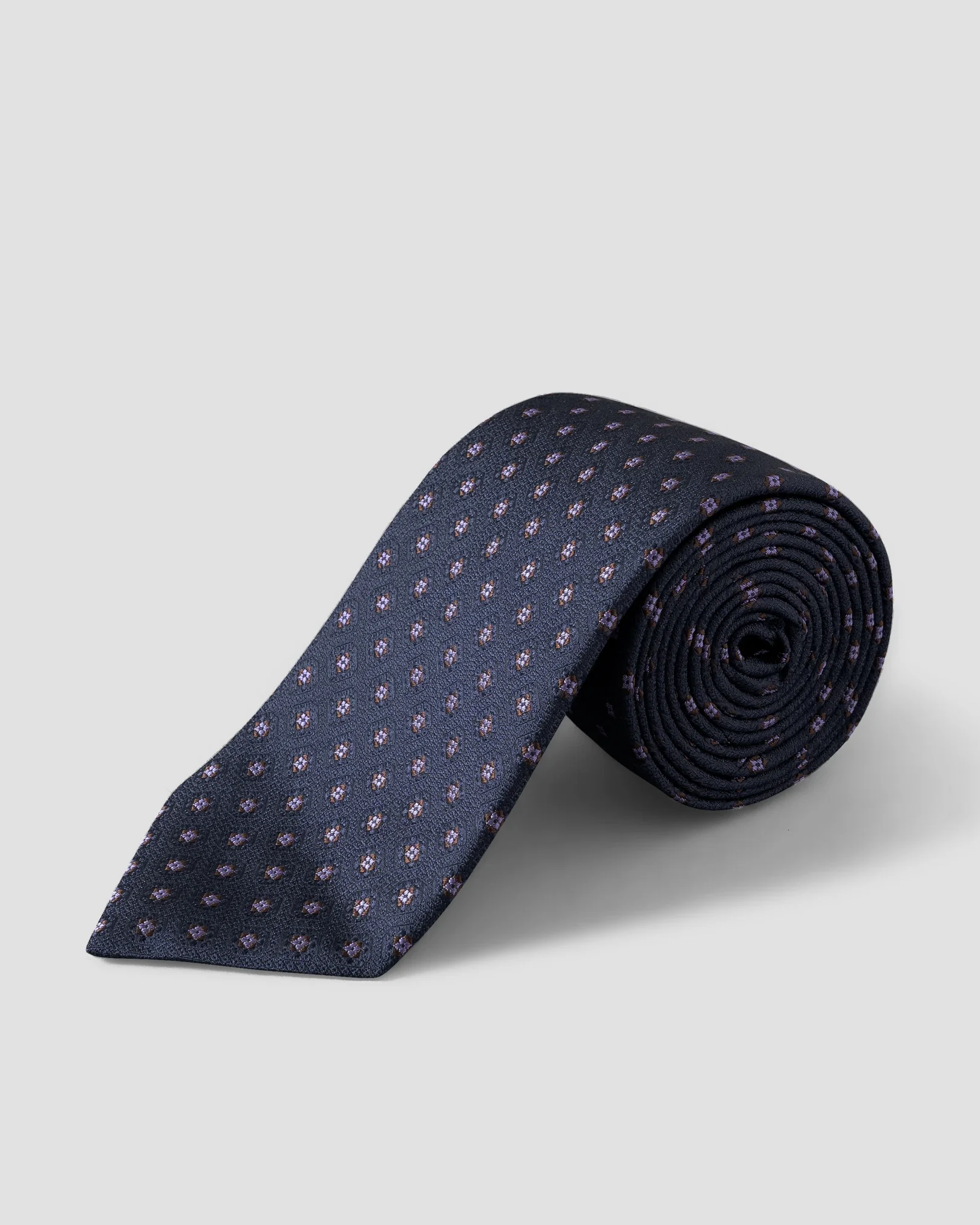Eton - medallion woven silk tie 256