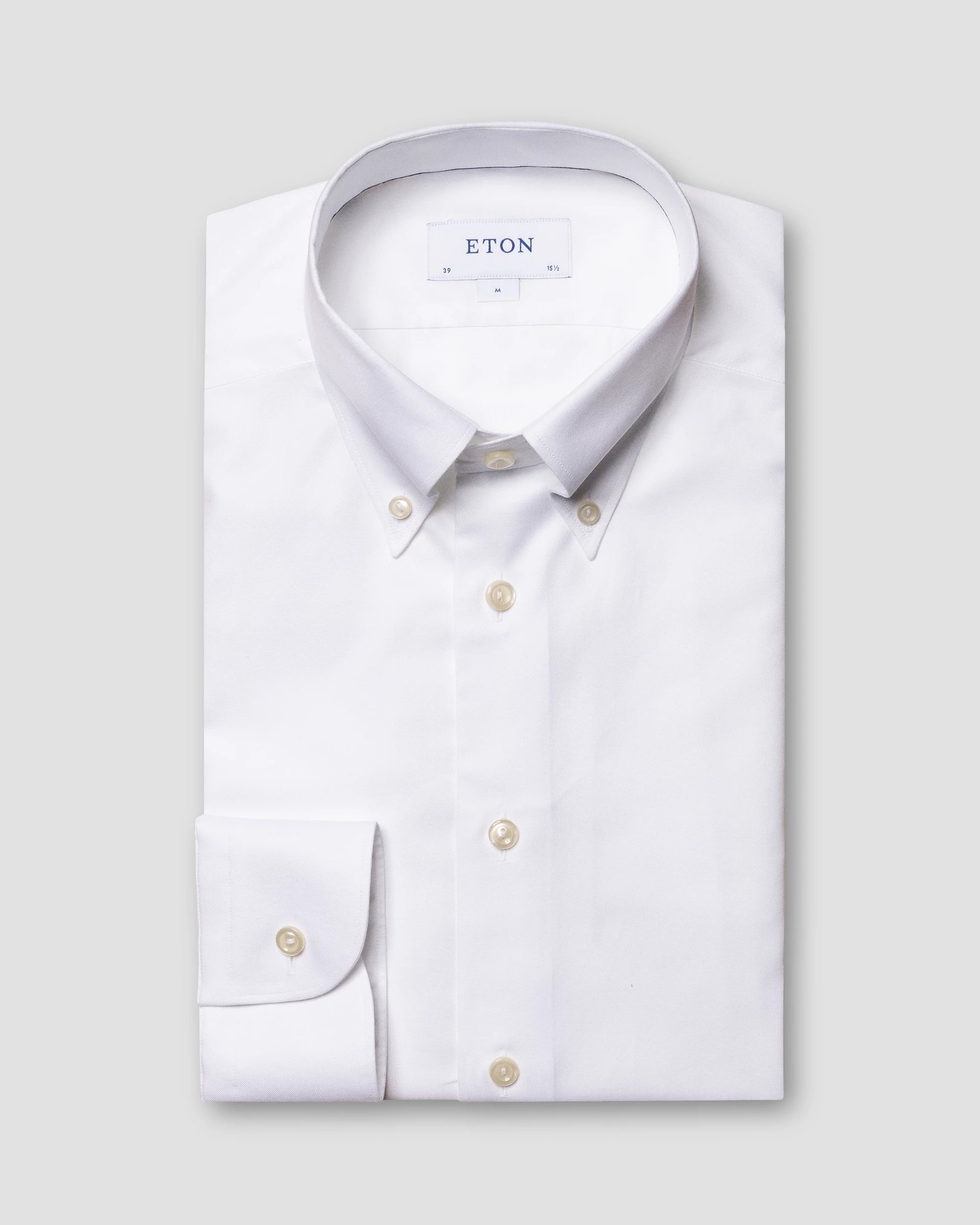 Eton - white signature oxford