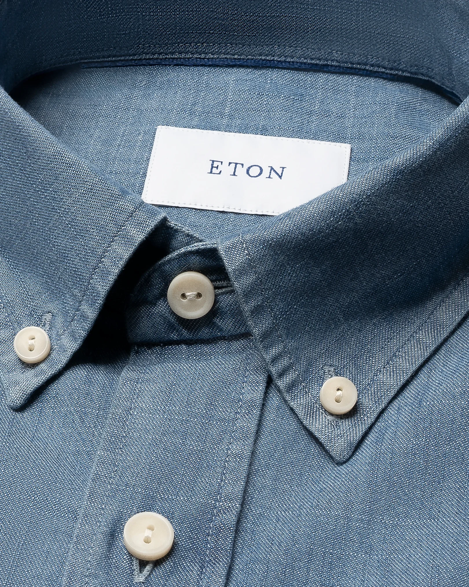 Eton - light wash denim shirt