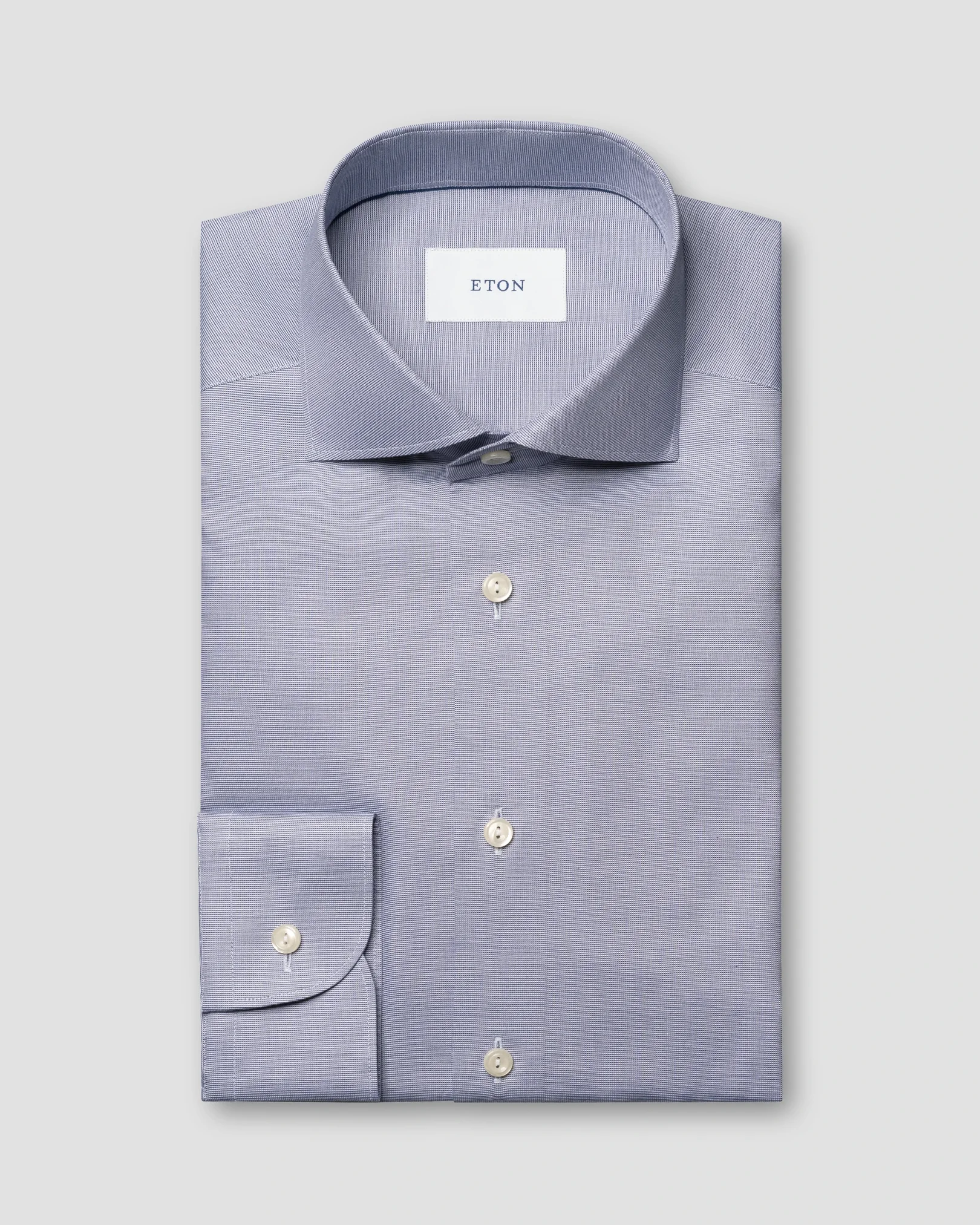 Eton - light purple solid signature oxford shirt