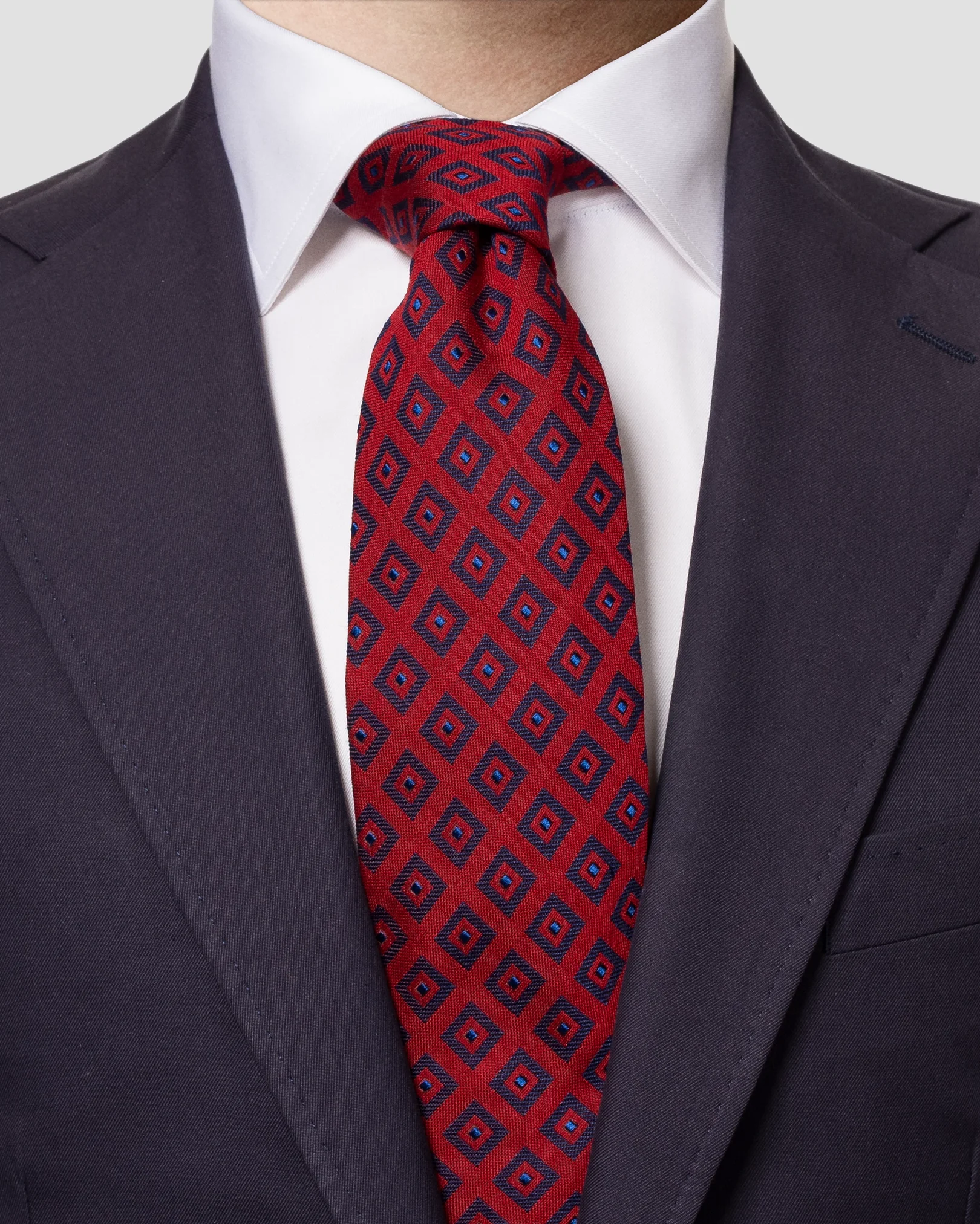 Eton - dark red tie af