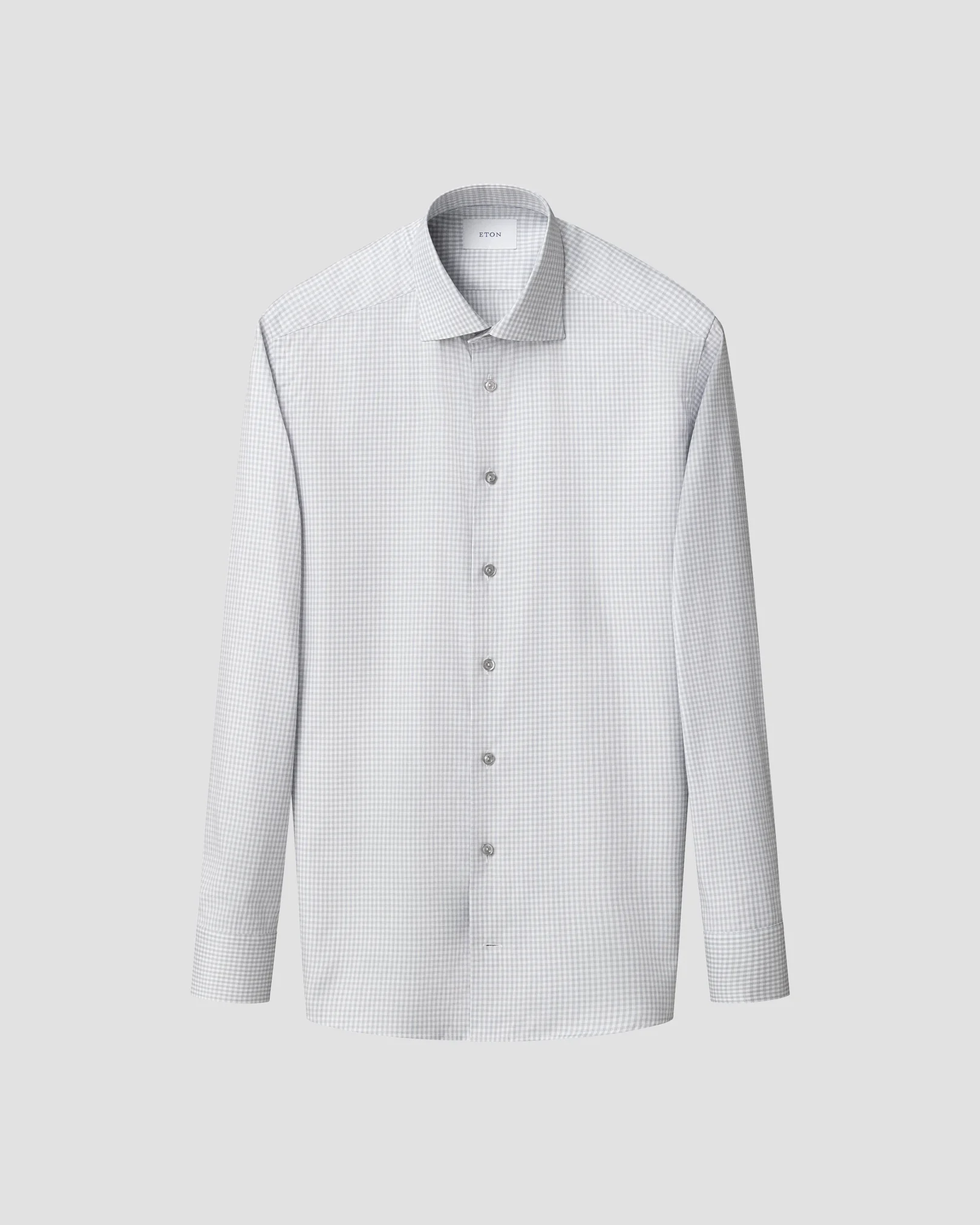 Eton - check cotton tencel lyocell shirt