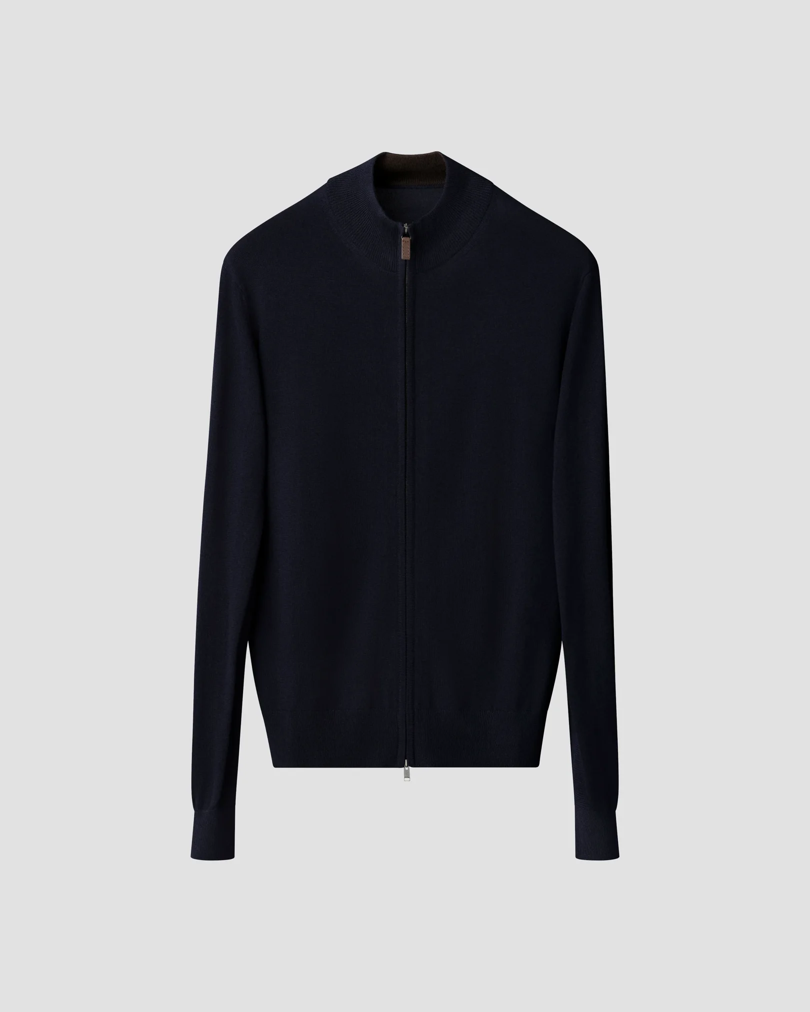 トップス ENNOY MERINO WOOL SWEATER (NAVY) XXL Signature Zip Up Women | Fine Merino Wool Sweater | We