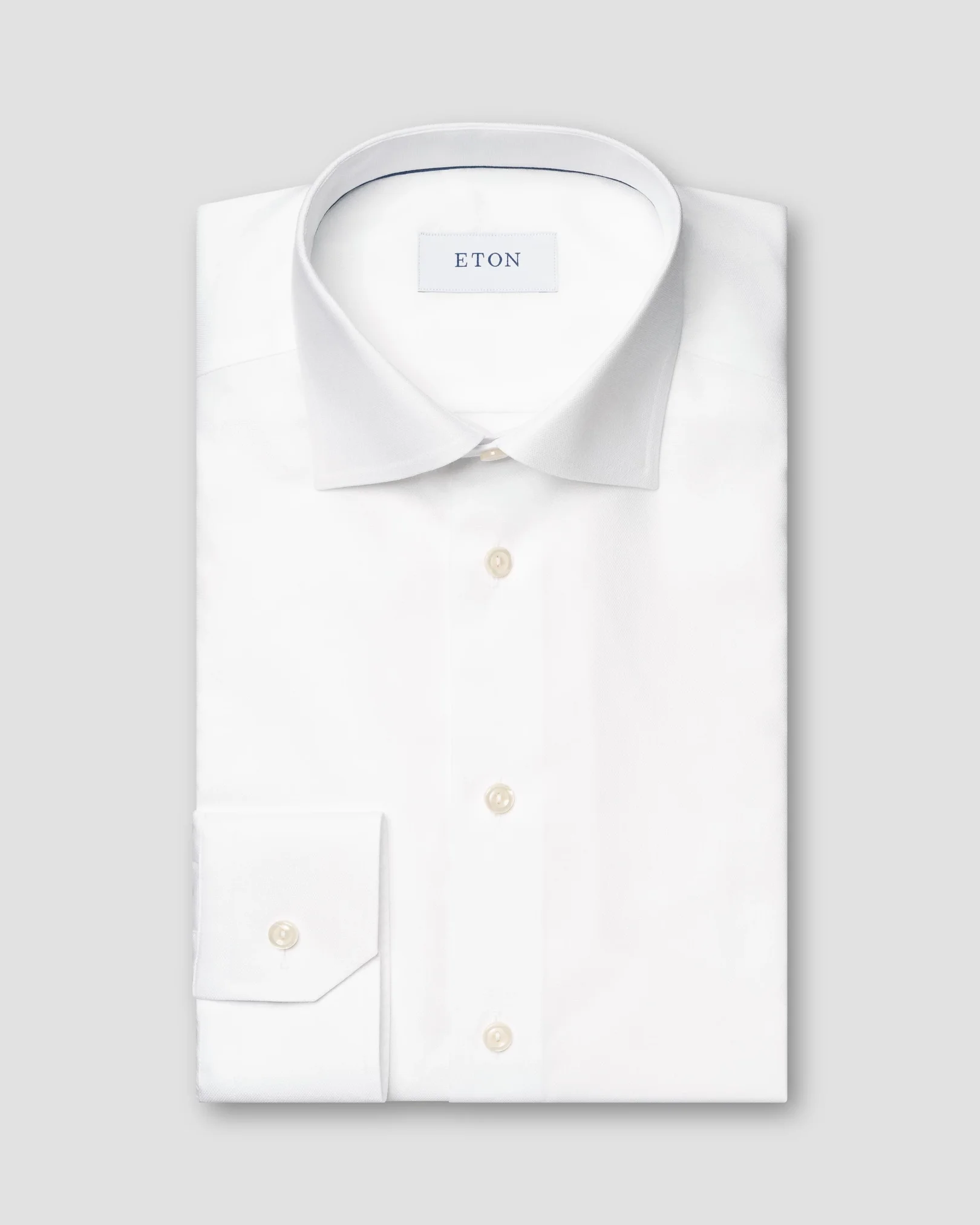 Eton - white wrinkle free twill shirt