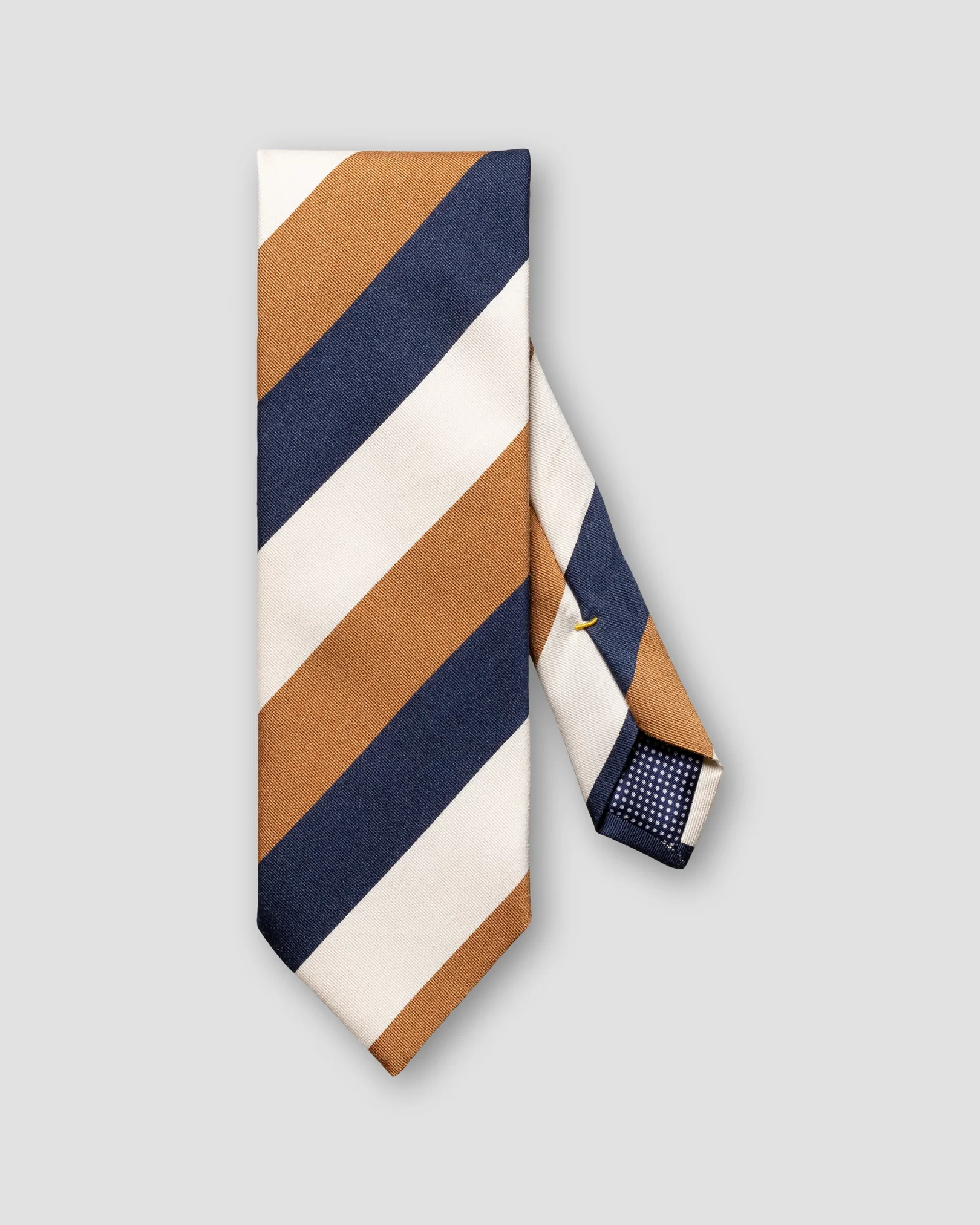 Eton - wide stripes silk blend tie