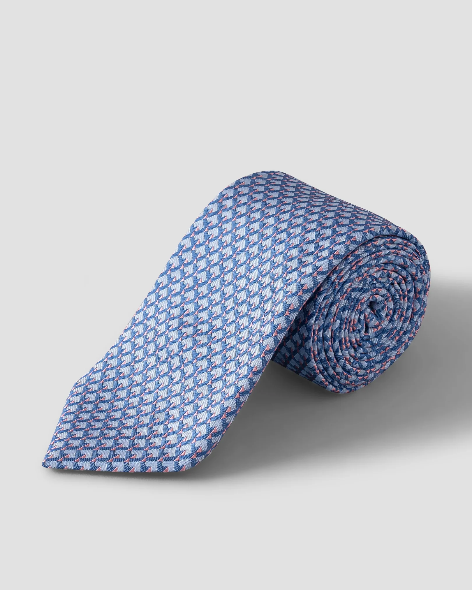 Eton - woven geometeric silk tie