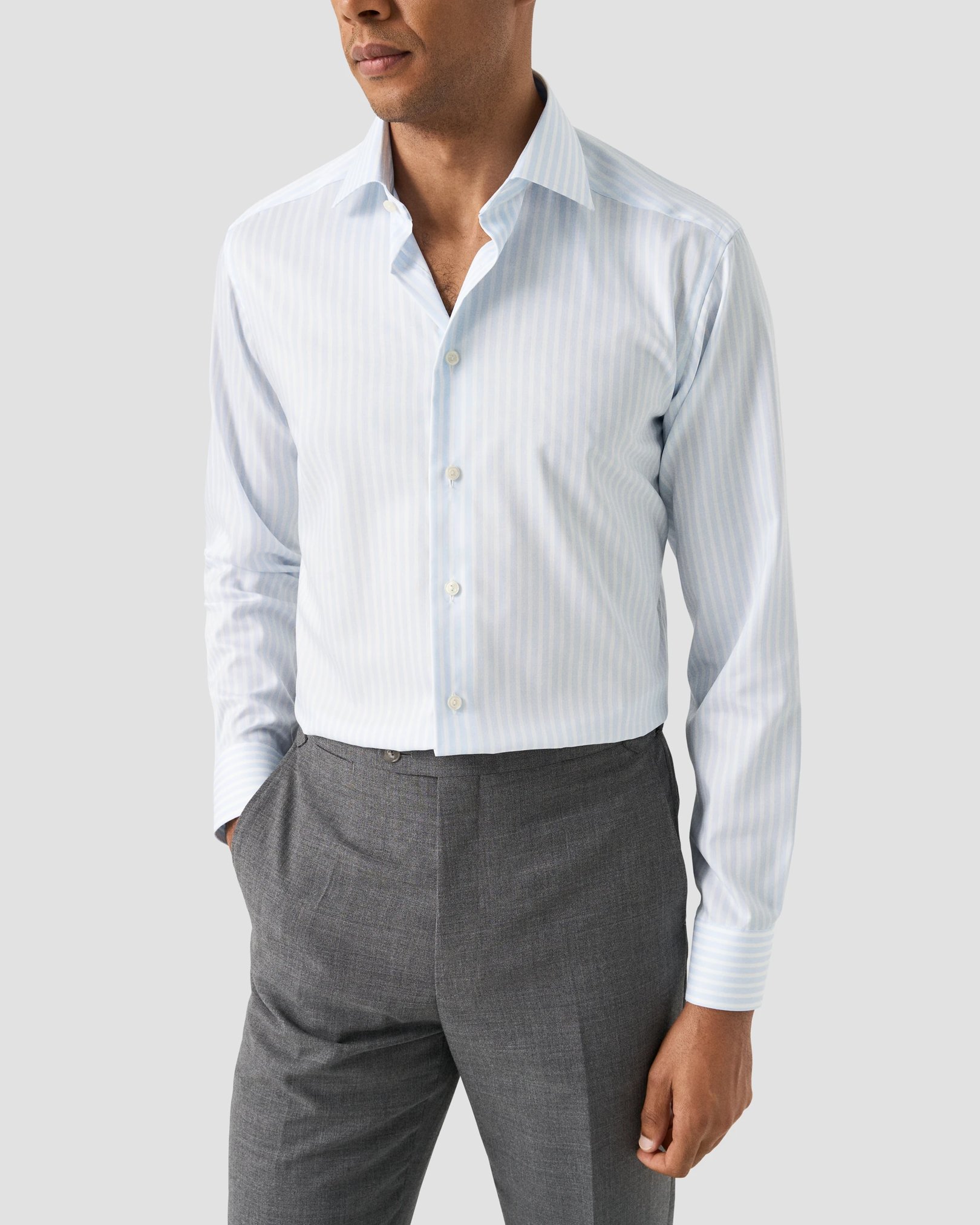 Eton - Striped Twill Shirt