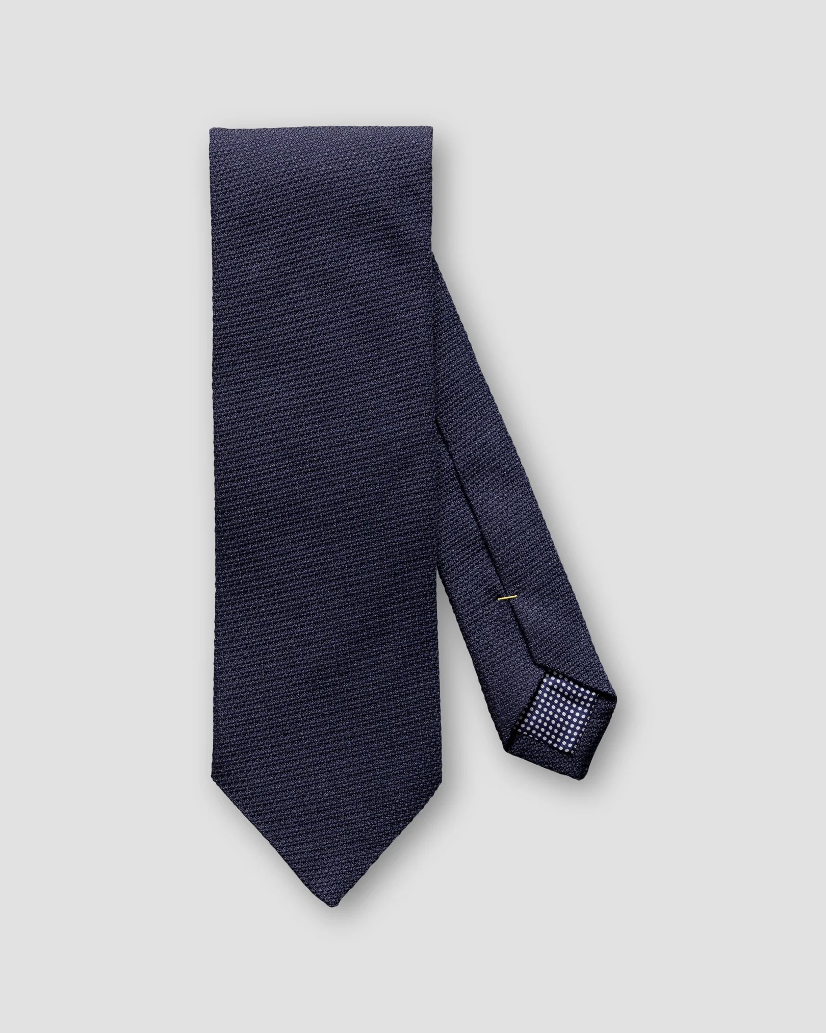 Eton - navy woven silk tie