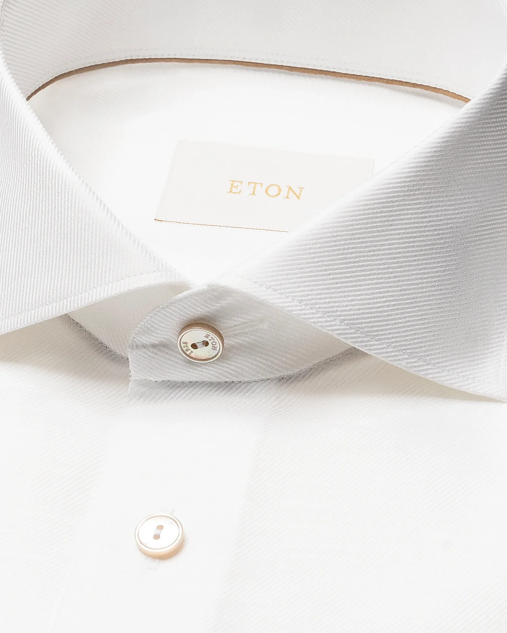 Eton - semi solid cotton linen shirt