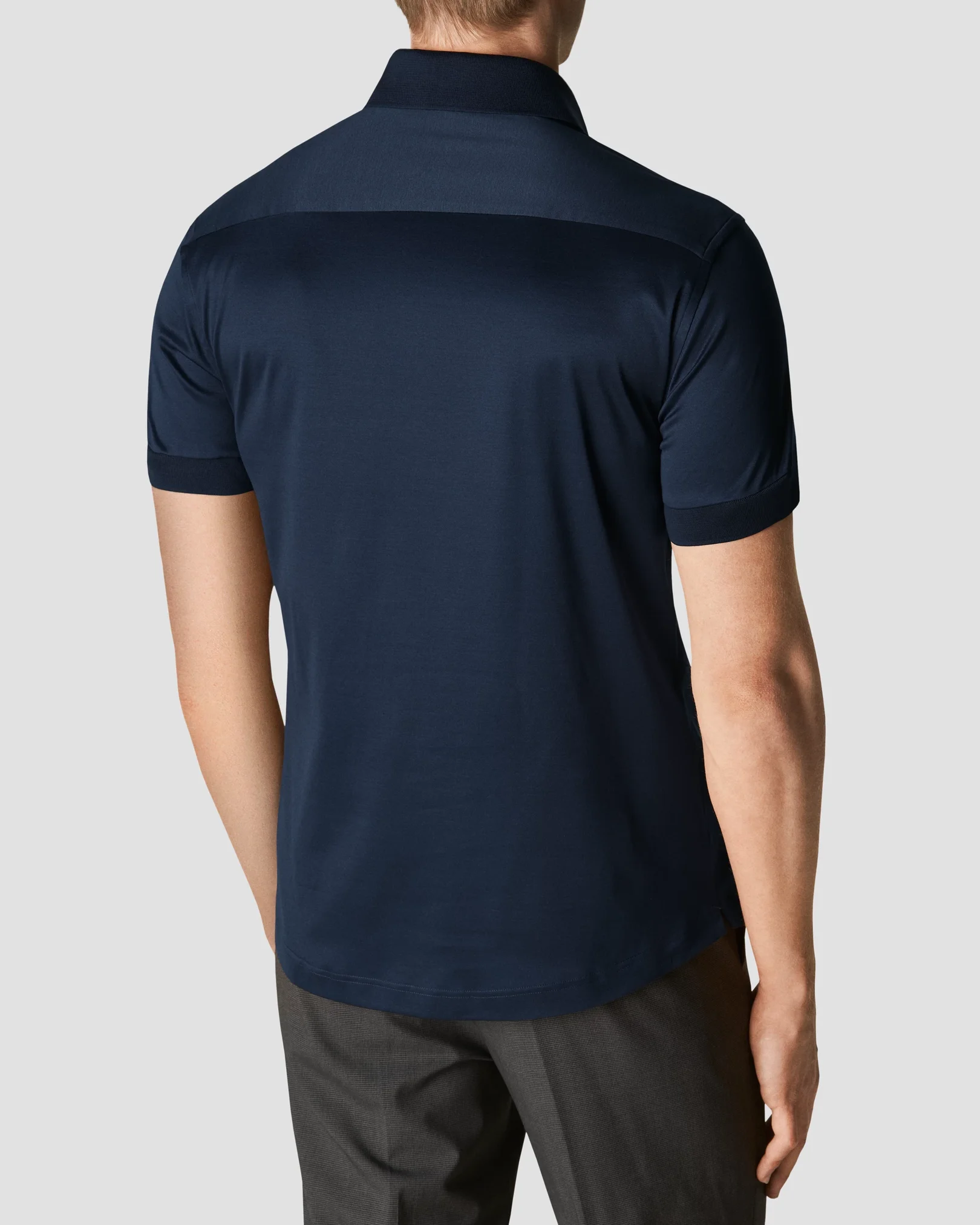 Navy blue Jersey Shirt - Eton