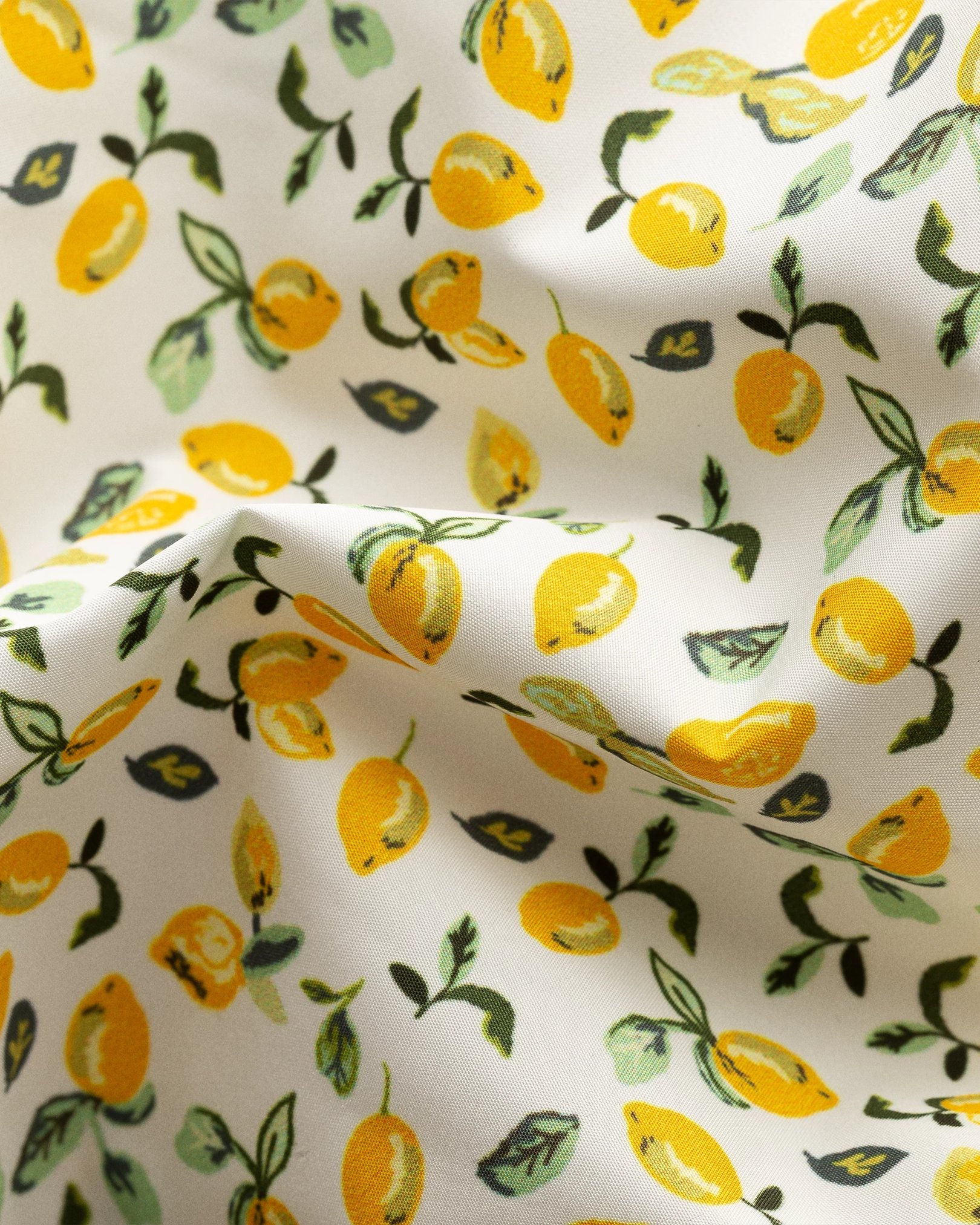 Eton - lemon print swim trunks