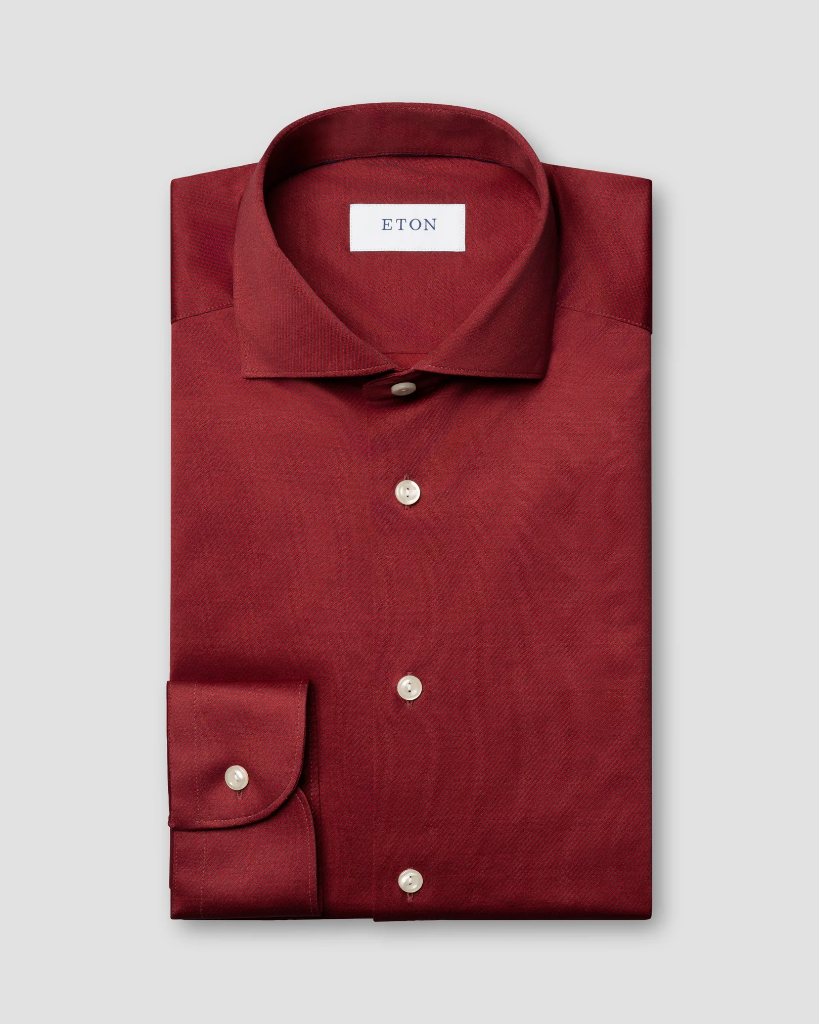 Eton - Dark Red Knit King Shirt