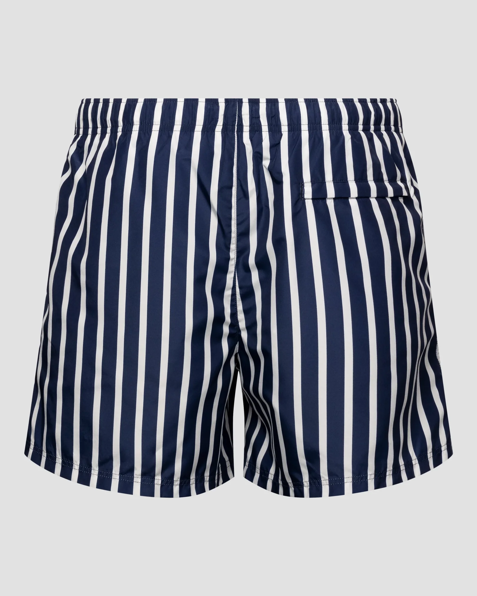 Eton - dark blue striped swim shorts