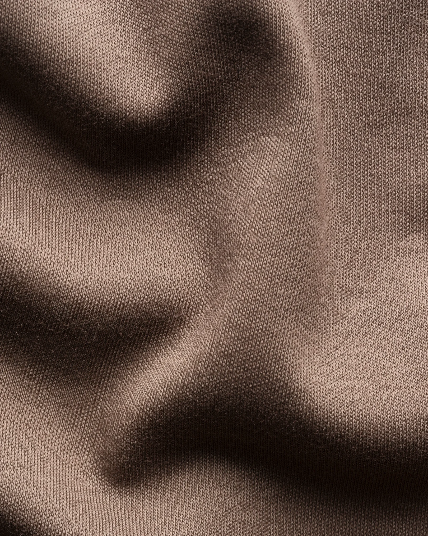 Eton - interlock polo shirt brown interlock polo shirt