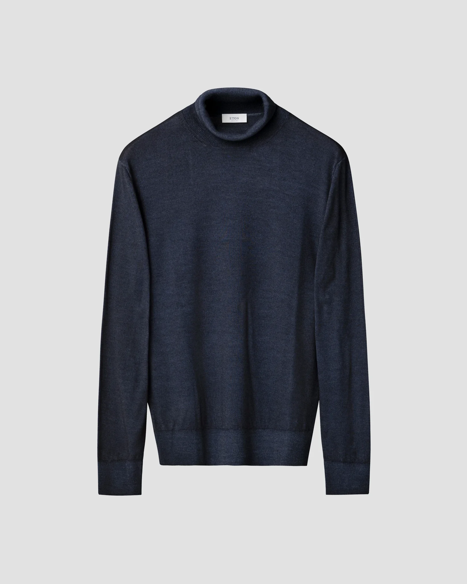 Eton - navy blue merino vintage turtle neck