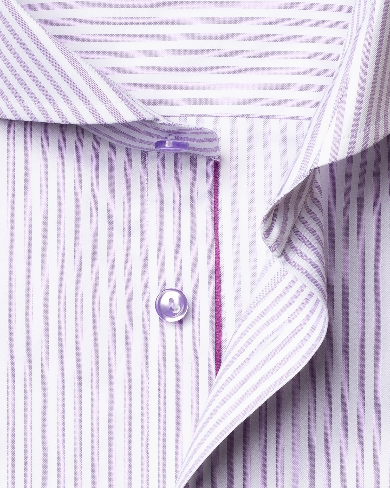 Eton - light purple signature twill extreme cut away single slim