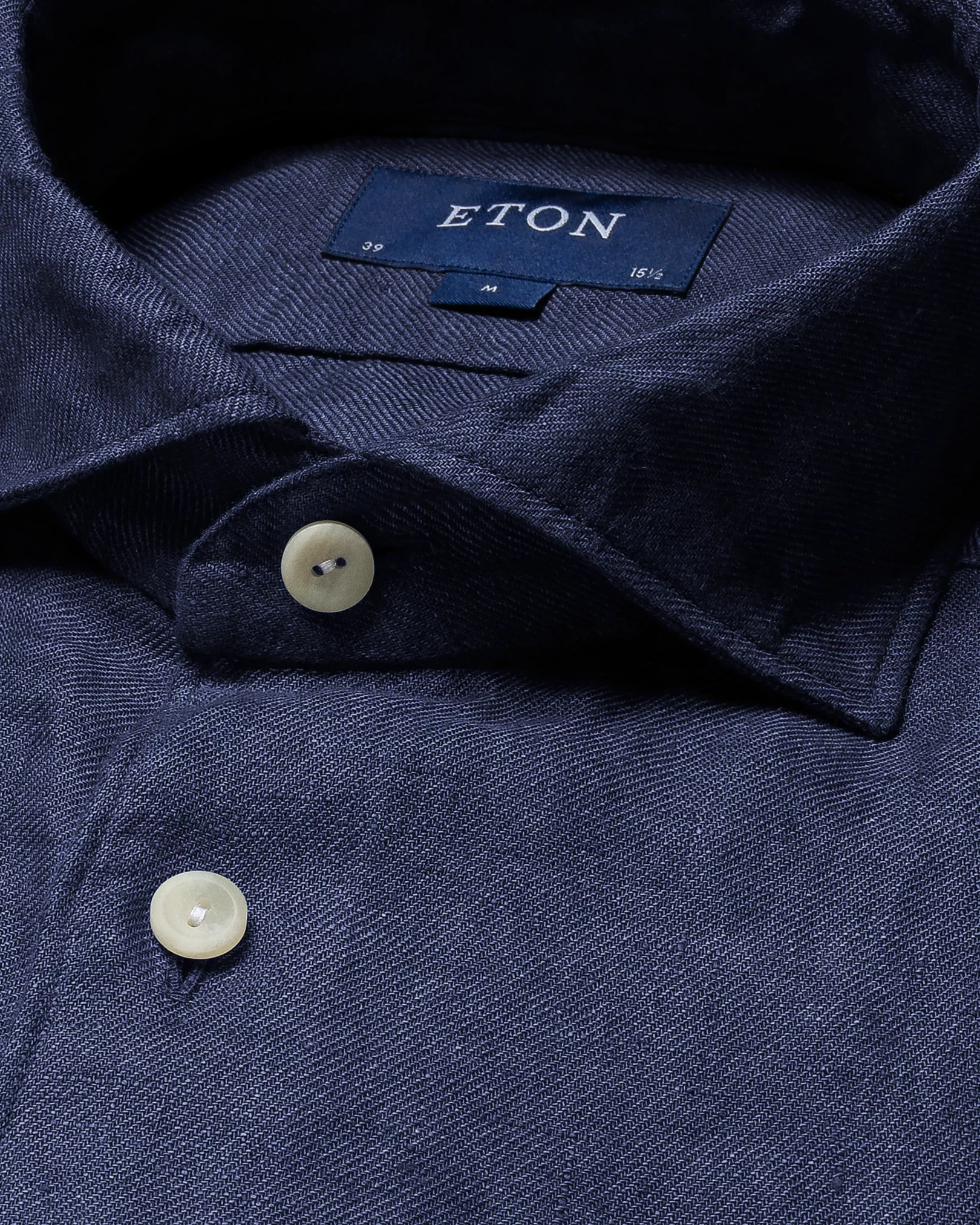 Eton - navy blue linen