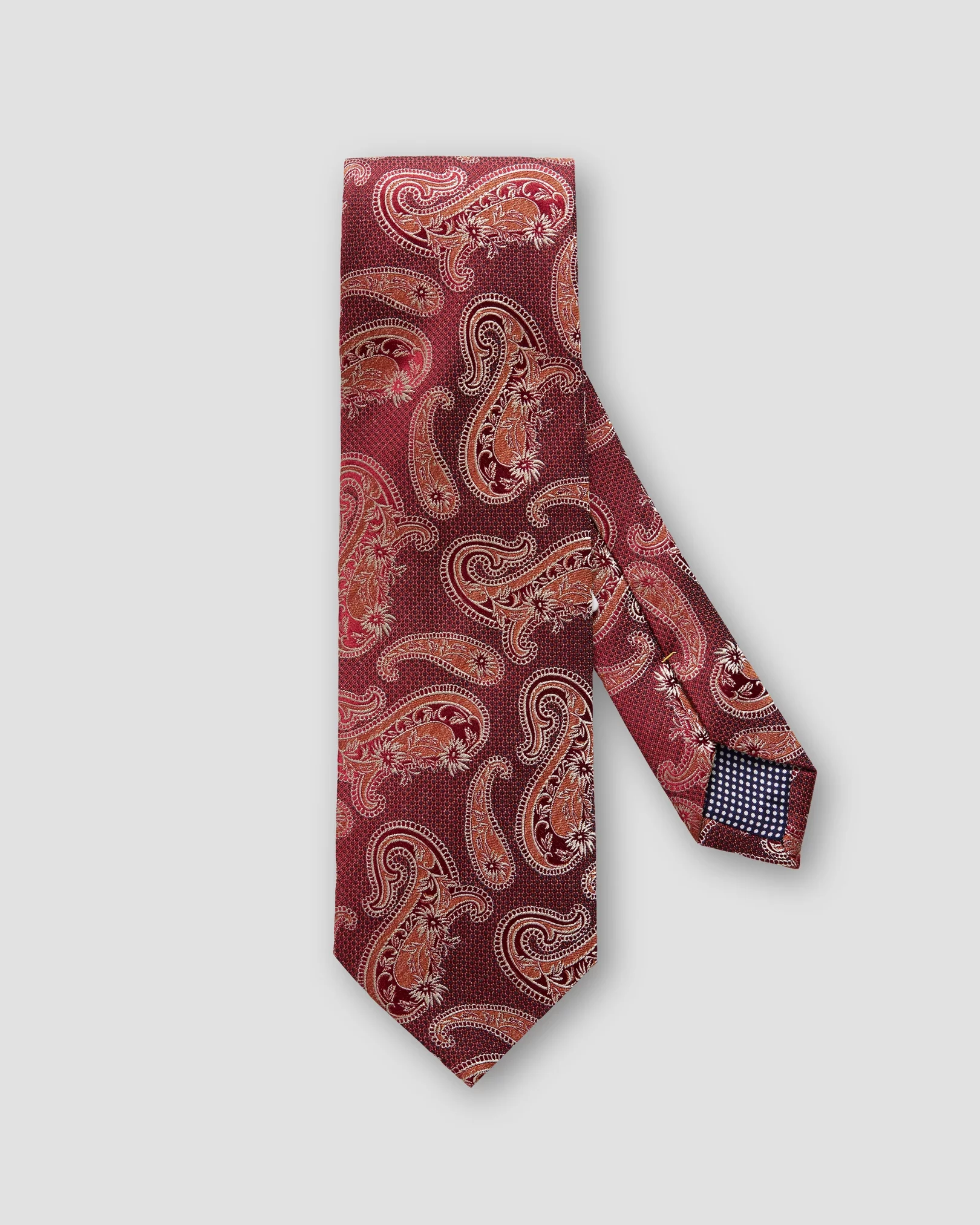 Eton - dark red paisley tie