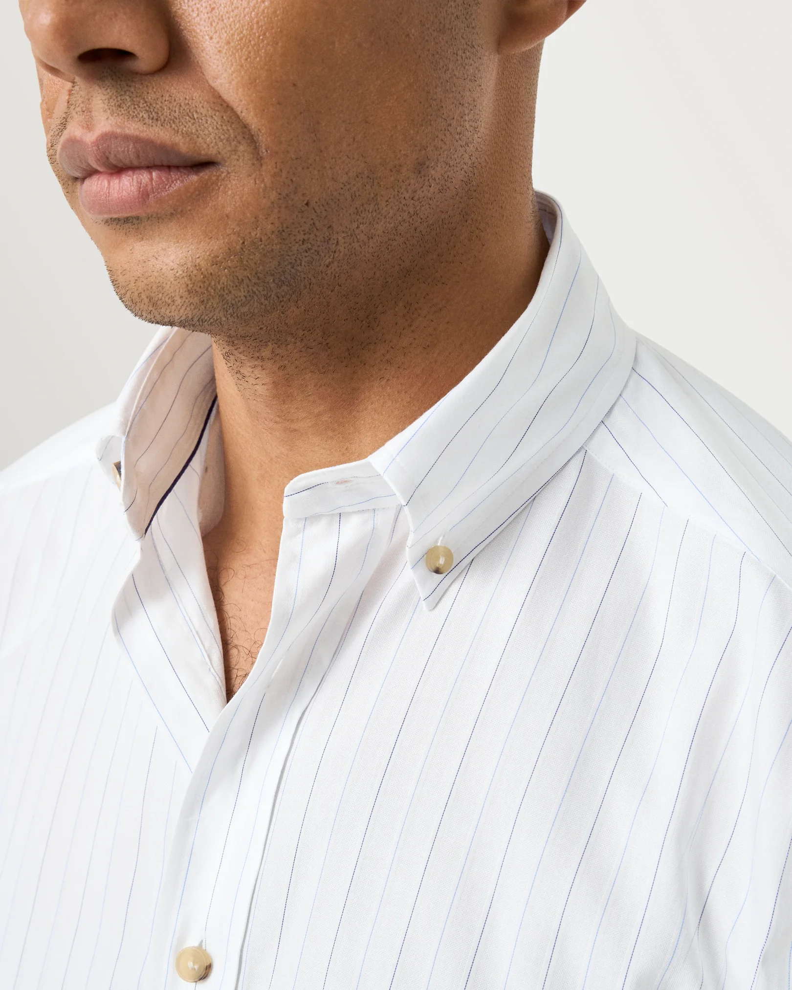 Eton - pin striped signature oxford shirt