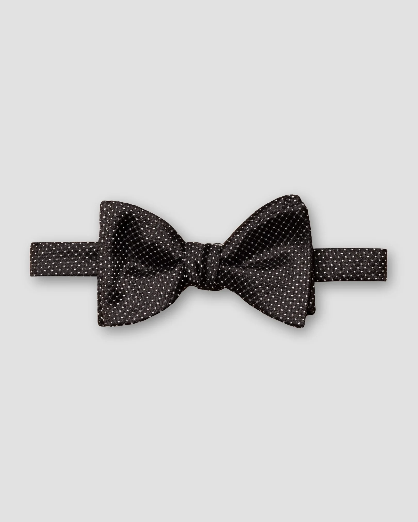 Eton - black pin dot bow tie