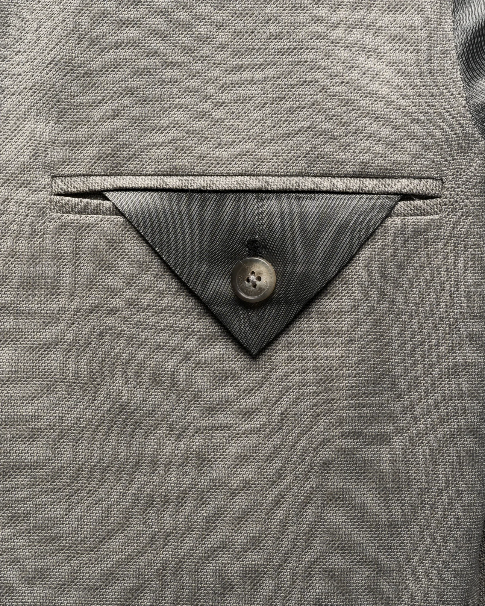 Eton - light grey lana tech hopsack soft jacket