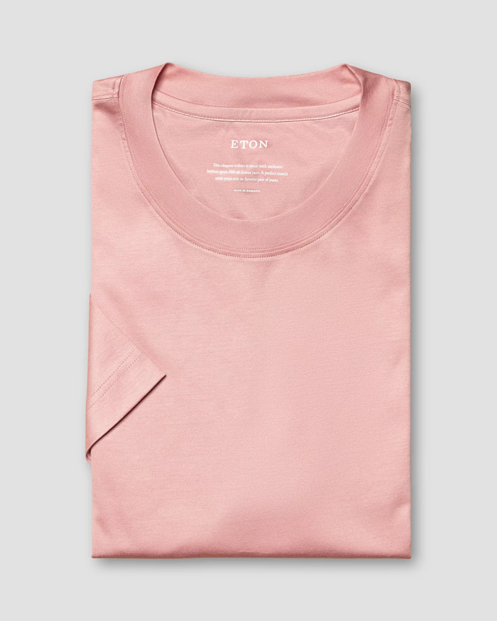 Eton - pink jersey t shirt