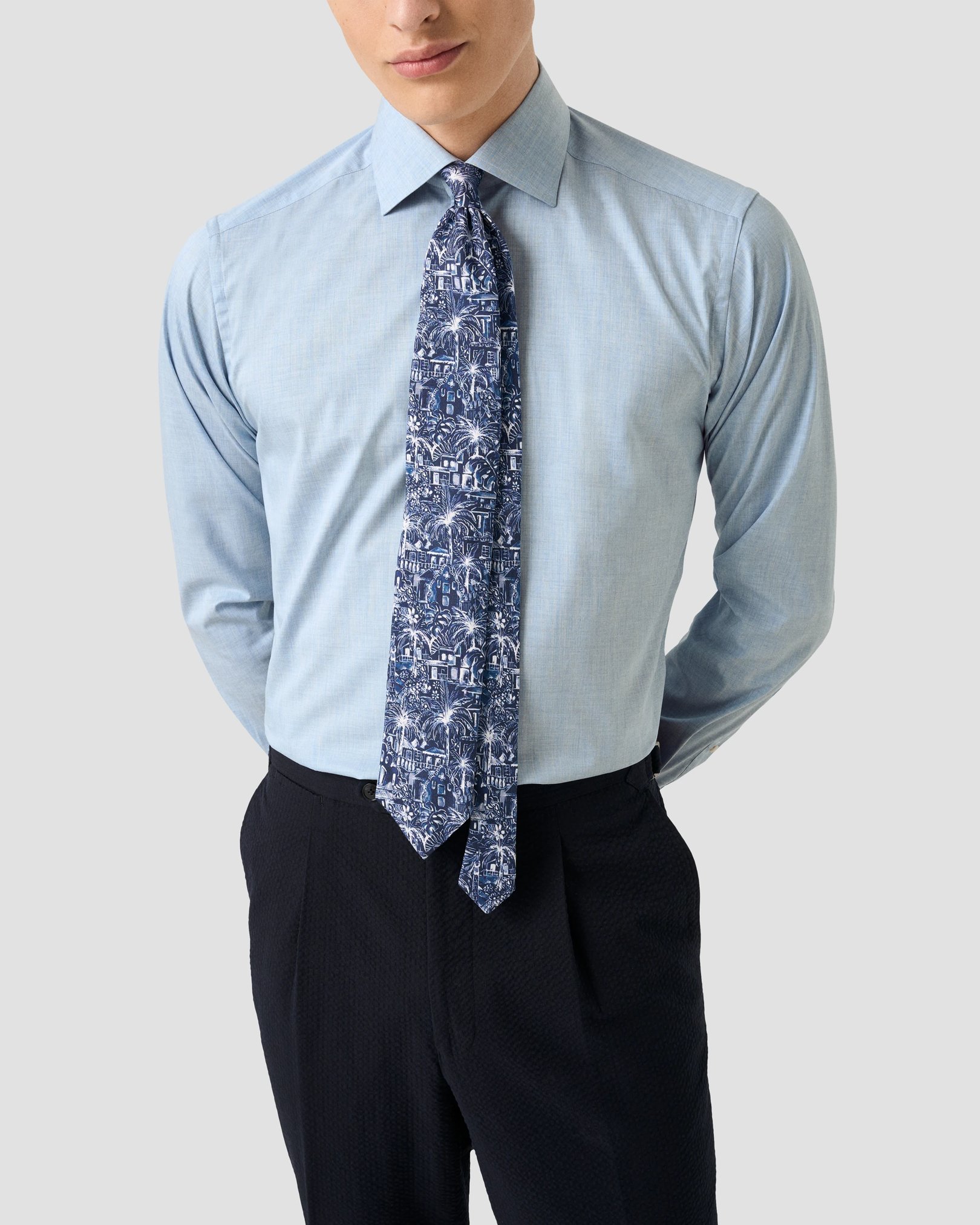 Eton - Solid Fine Twill Shirt