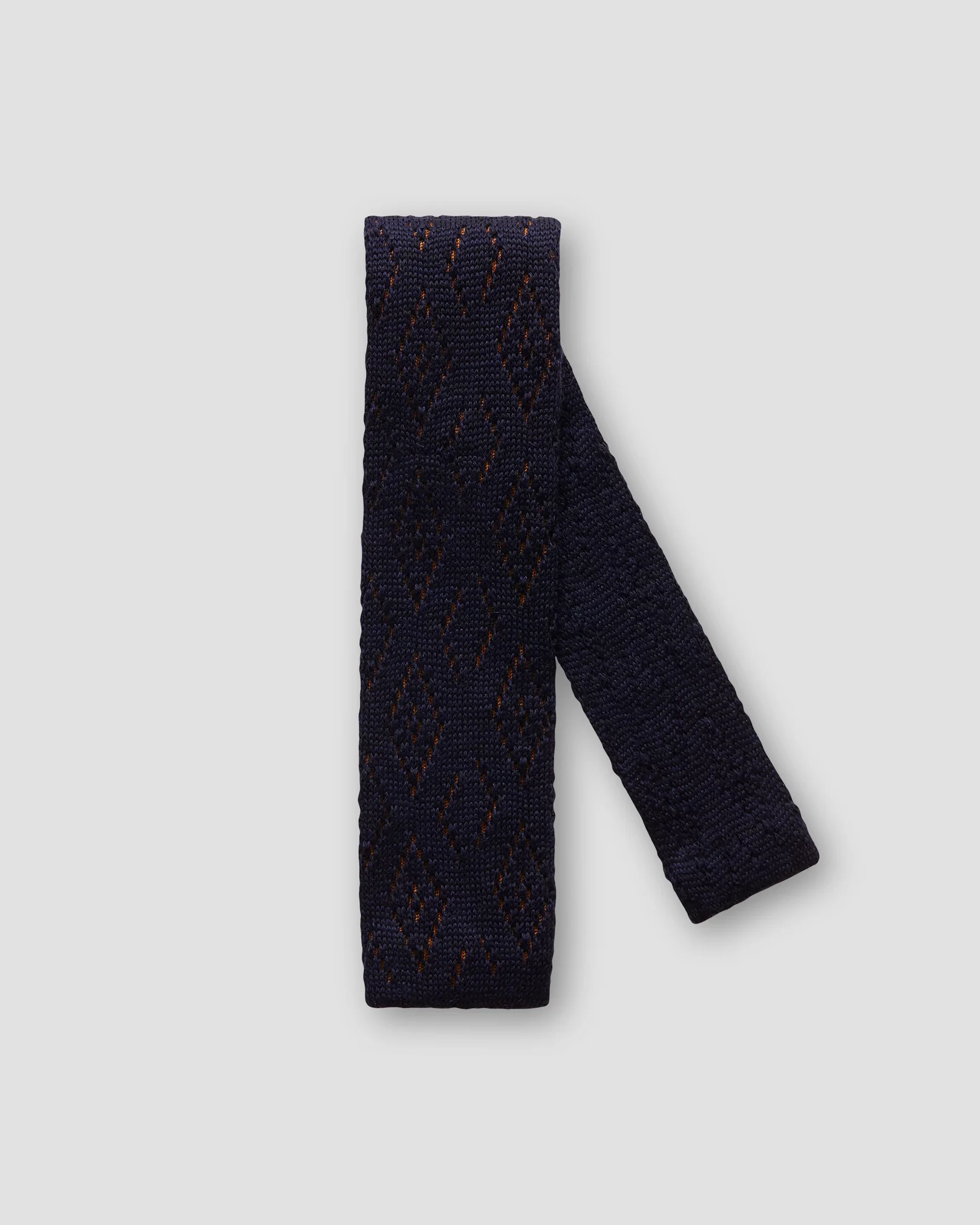 Eton - navy blue knitted tie