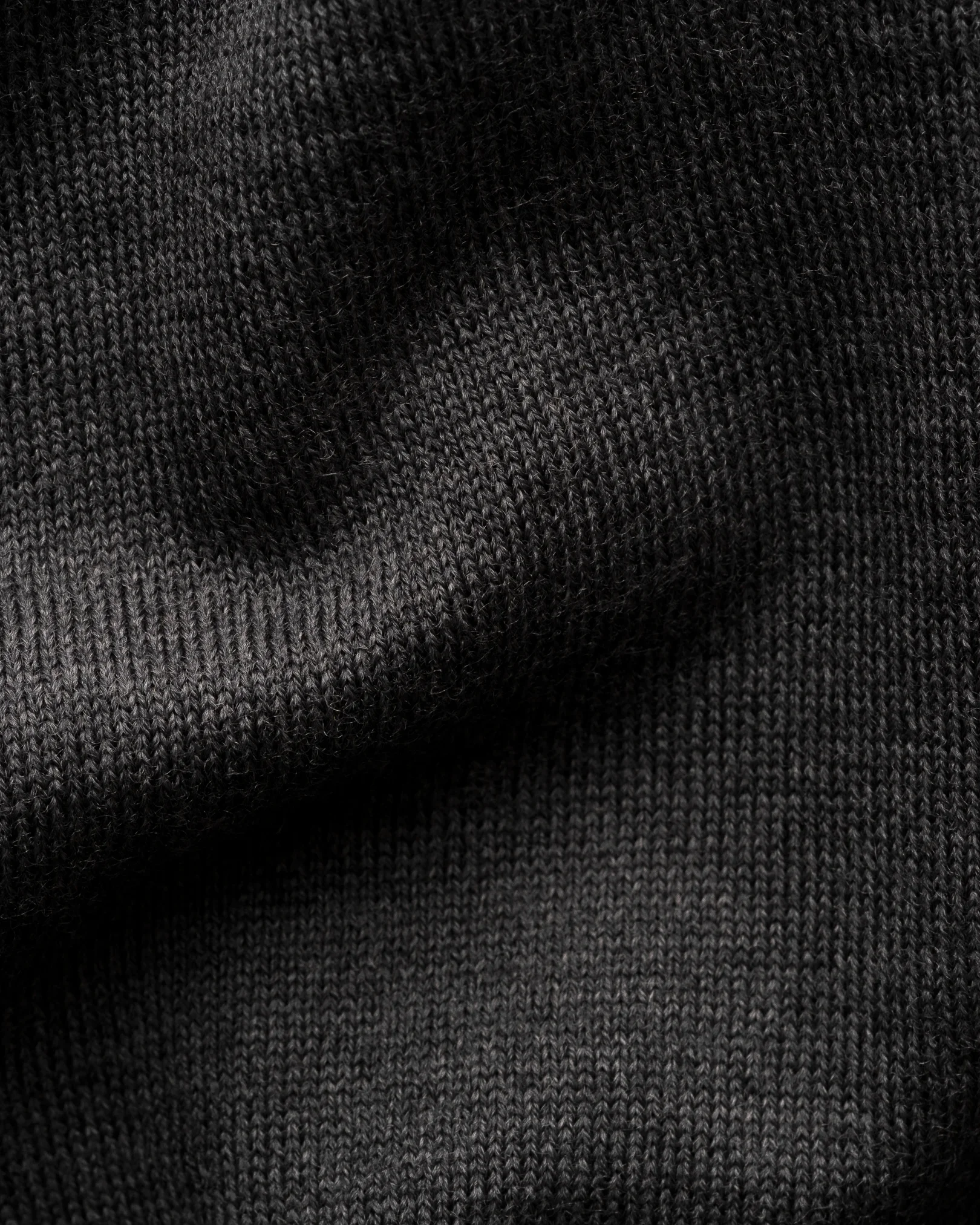 Eton - merino quarter zip knit sweater