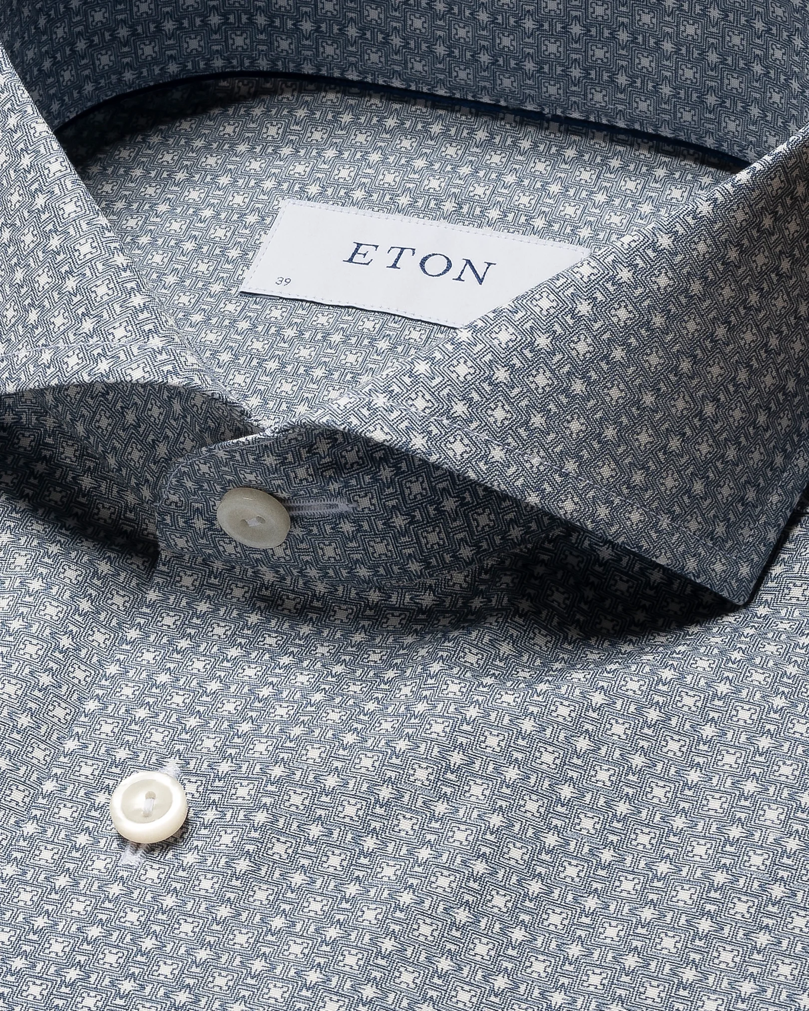 Eton - dark blue poplin 236