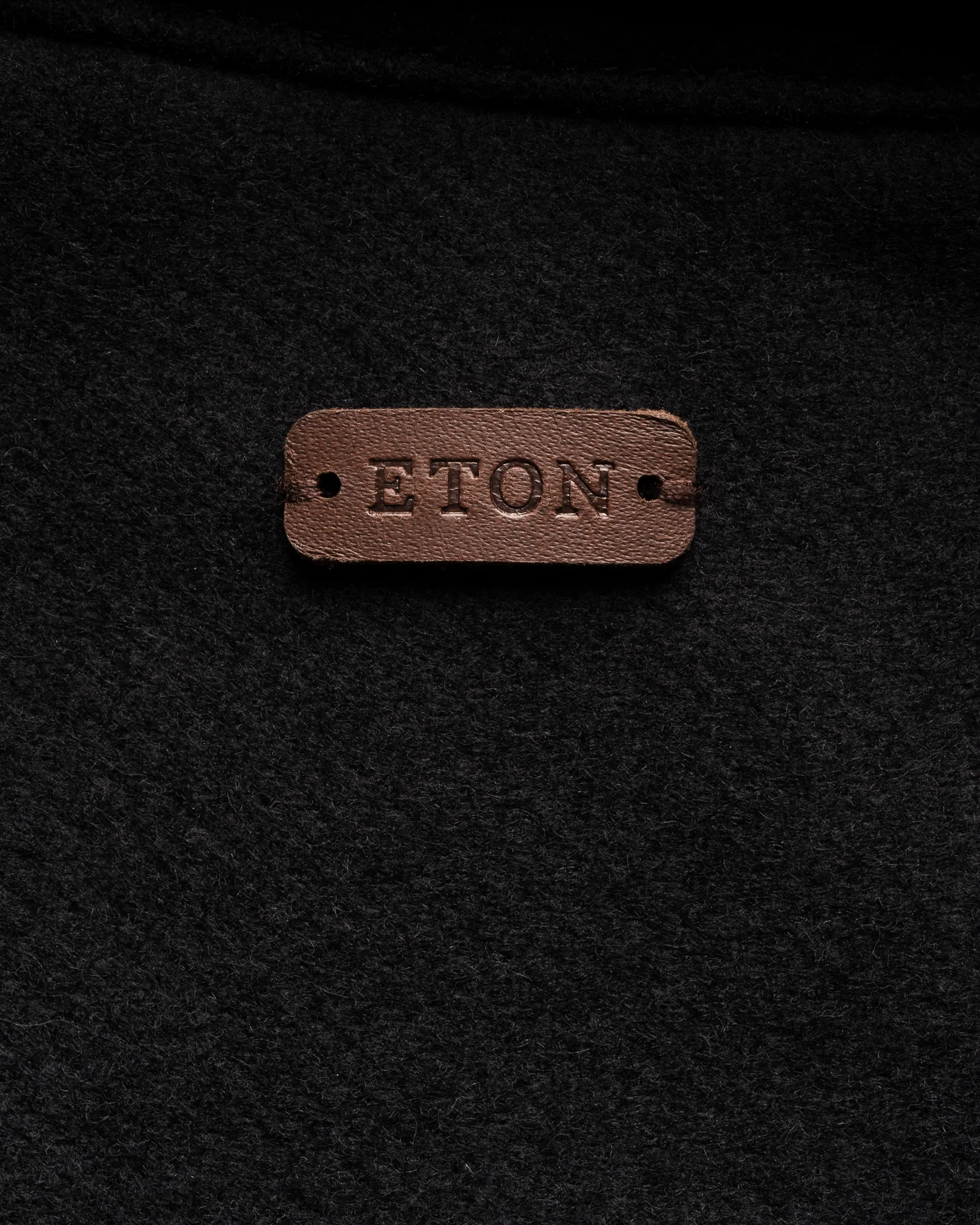 Eton - black wool cashmere jacket