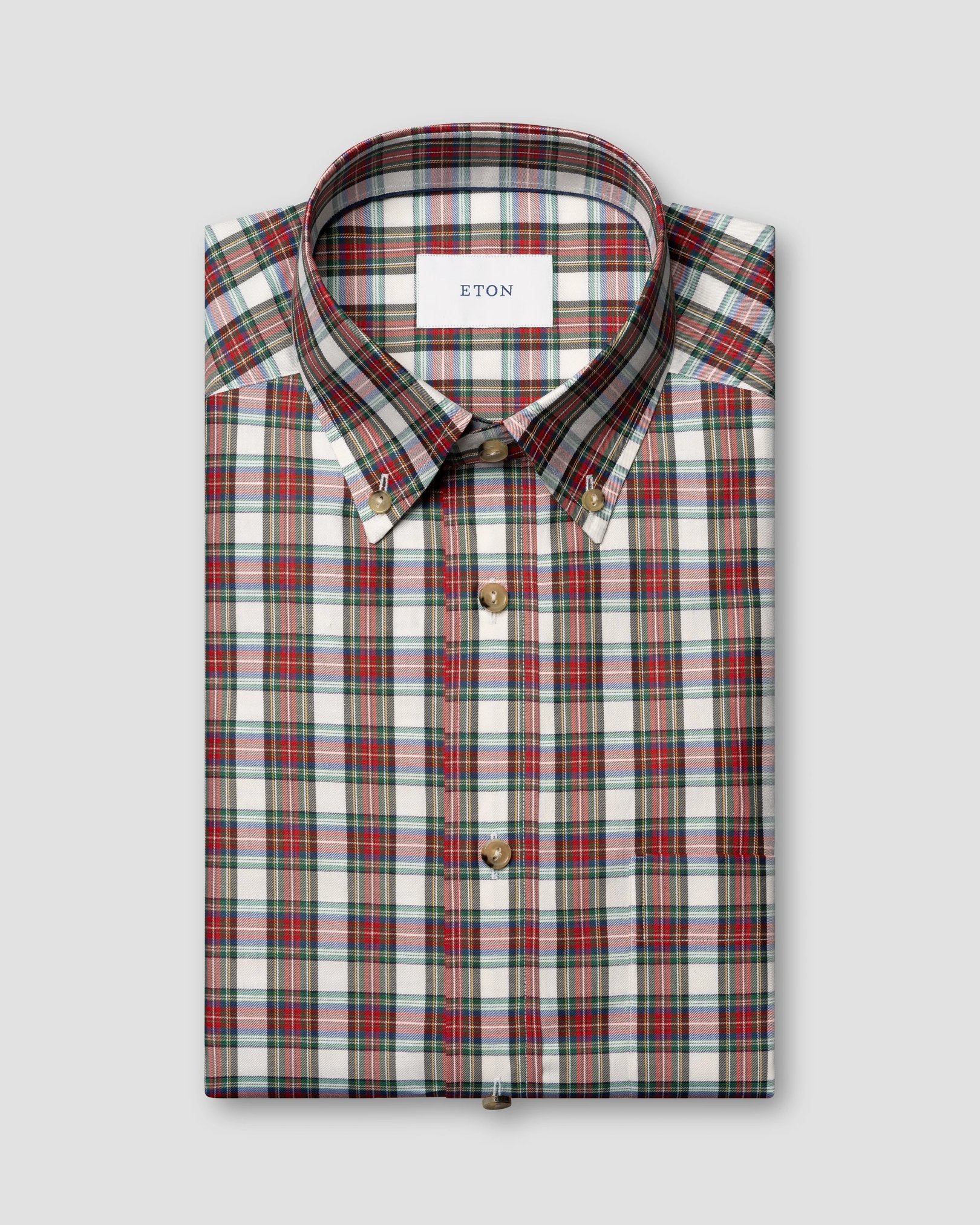 Eton - Tartan Plaid Shirt