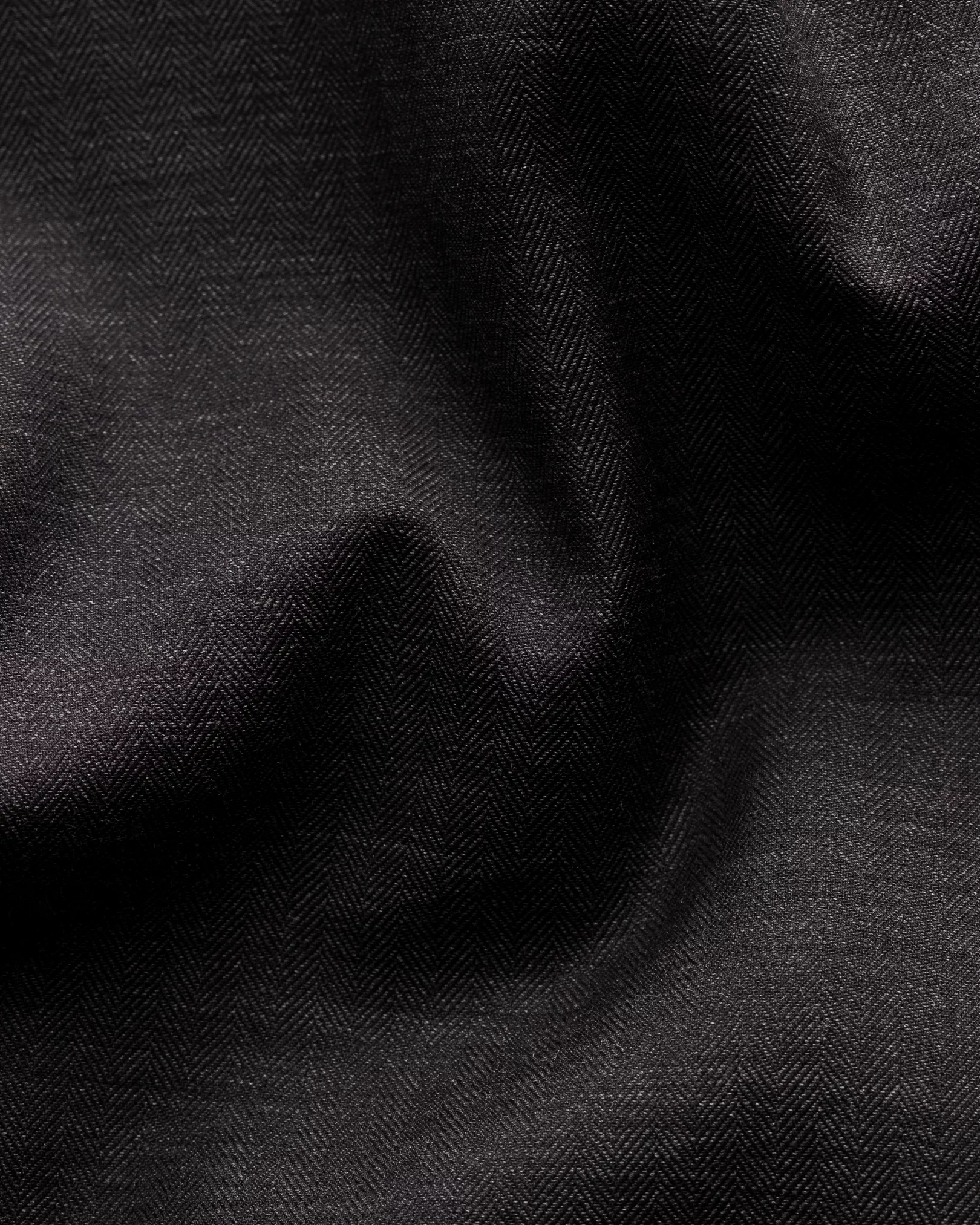 Eton - black flannel widespread