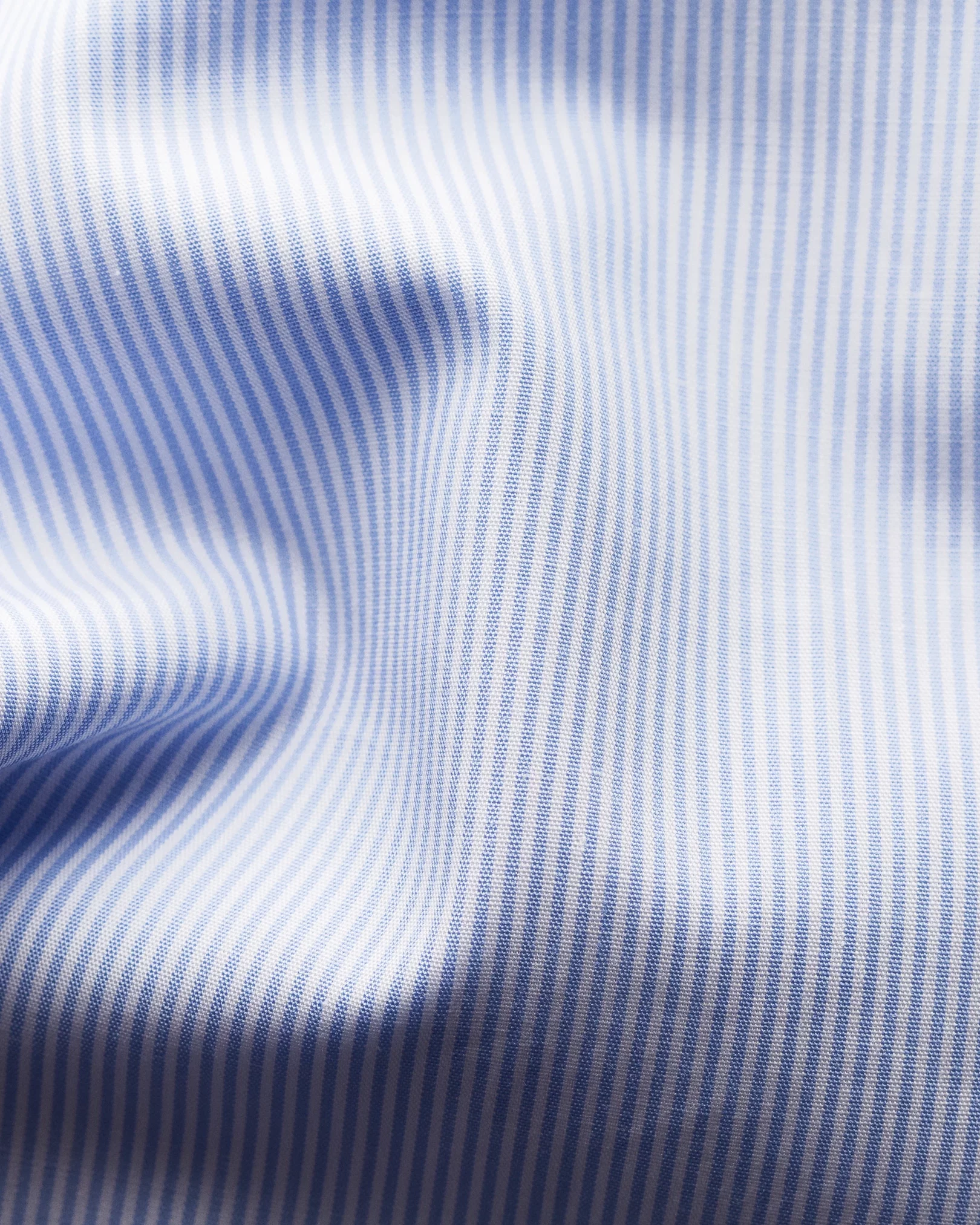 Eton - lightblue striped poplin shirt