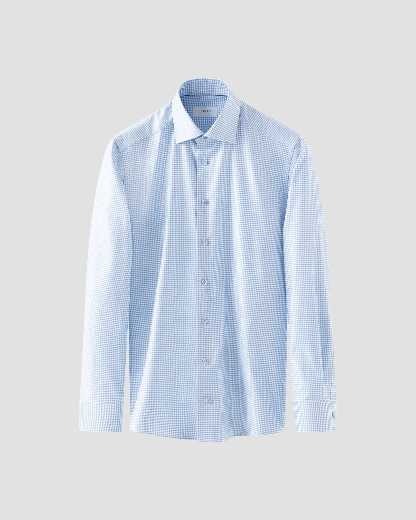 Eton - Checked Cotton Tencel™ Lyocell Shirt