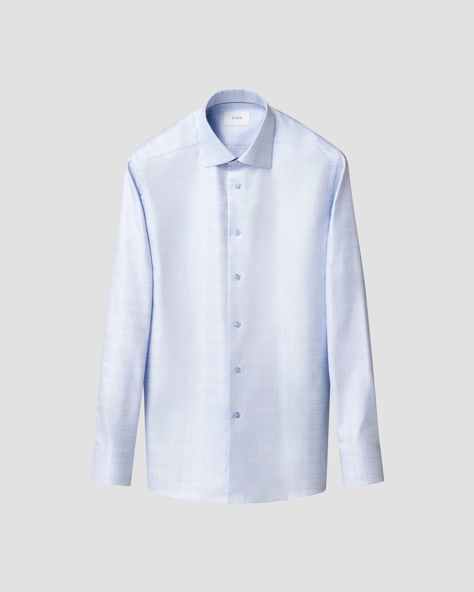 Eton - check king twill shirt