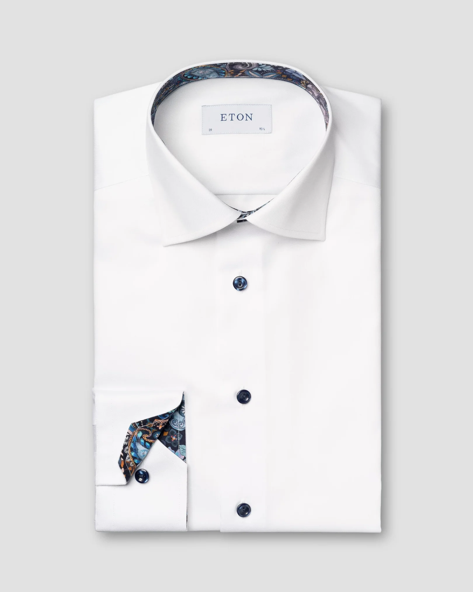 Floral Effect Signature Twill Shirt